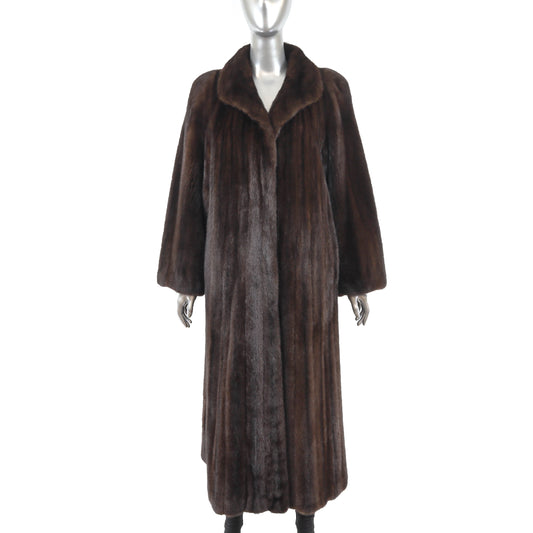 Birger Christensen Brown Mink Coat- Size L