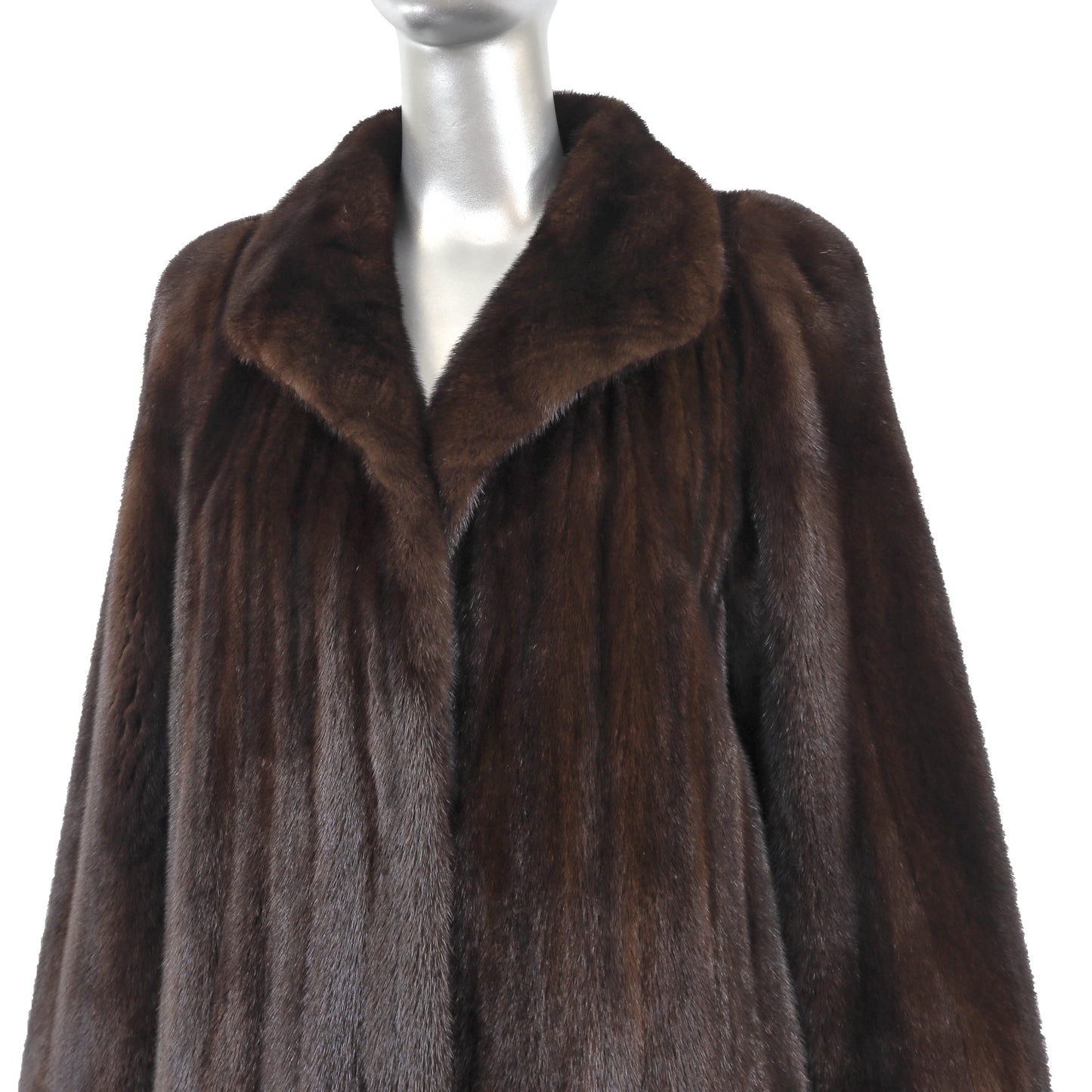 Birger Christensen Brown Mink Coat- Size L