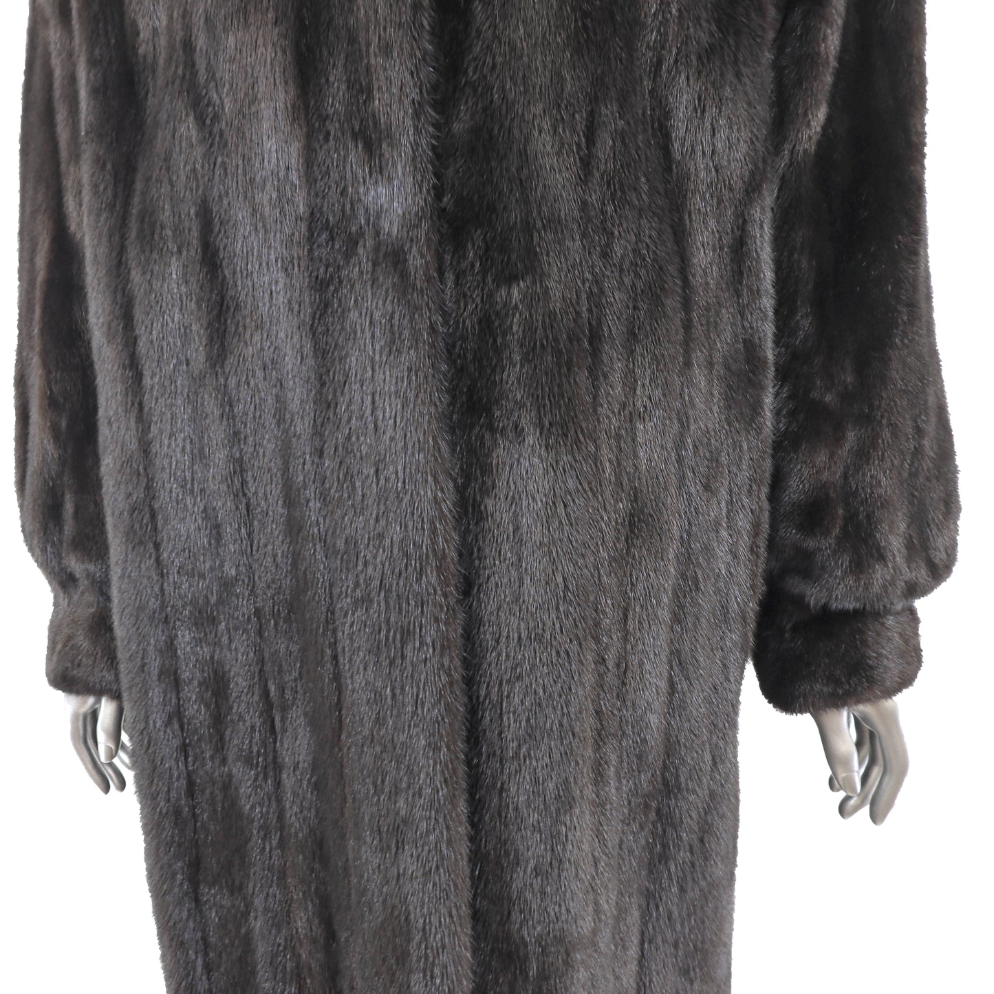 Revillon/ Saks-Fifth Avenue Black Mink Coat- Size L