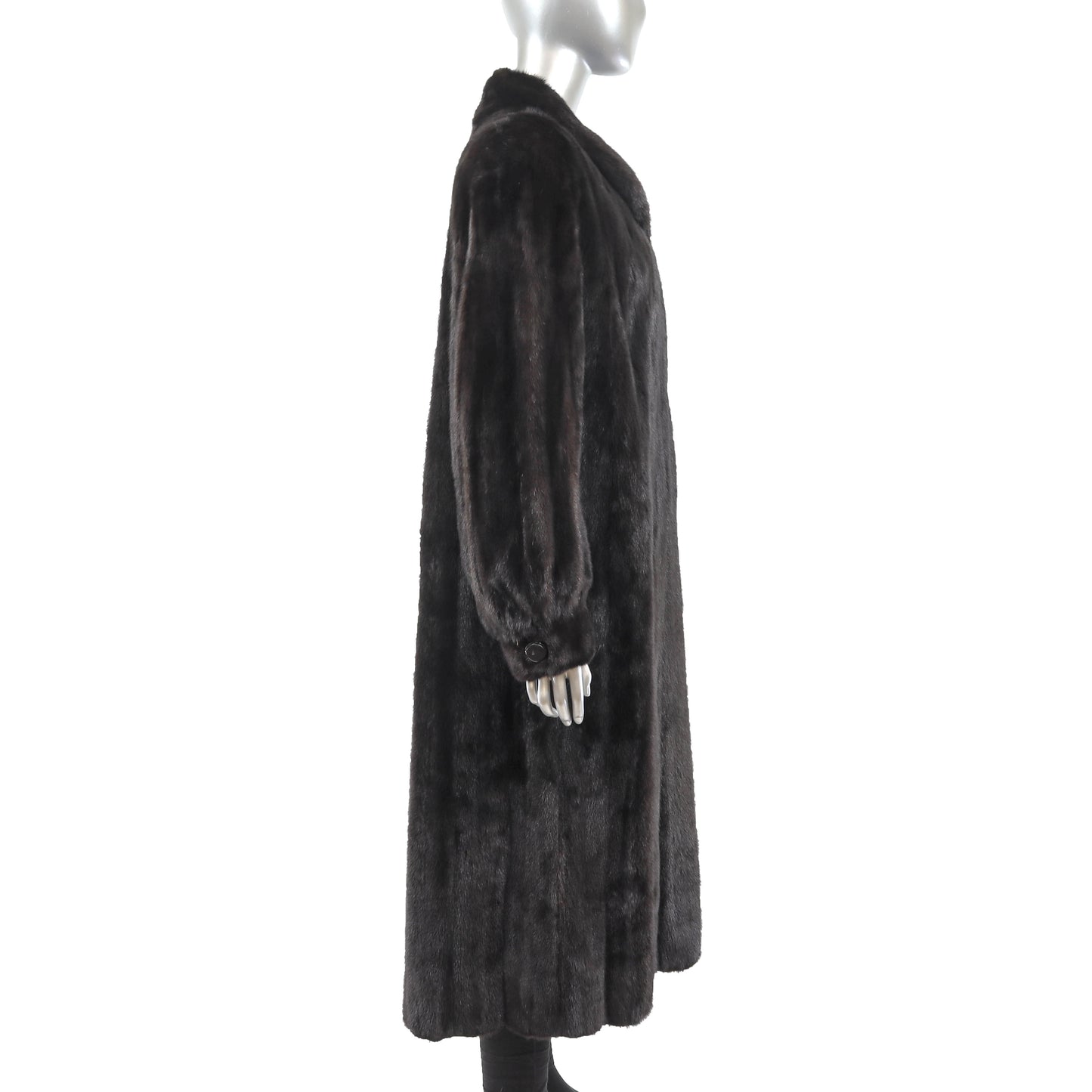 Revillon/ Saks-Fifth Avenue Black Mink Coat- Size L