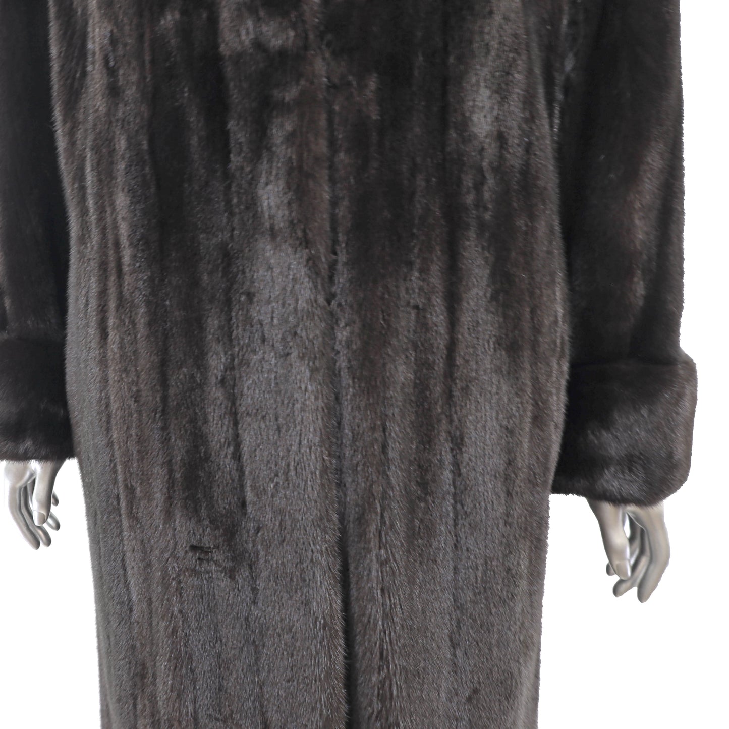 Black Mink Coat- Size M