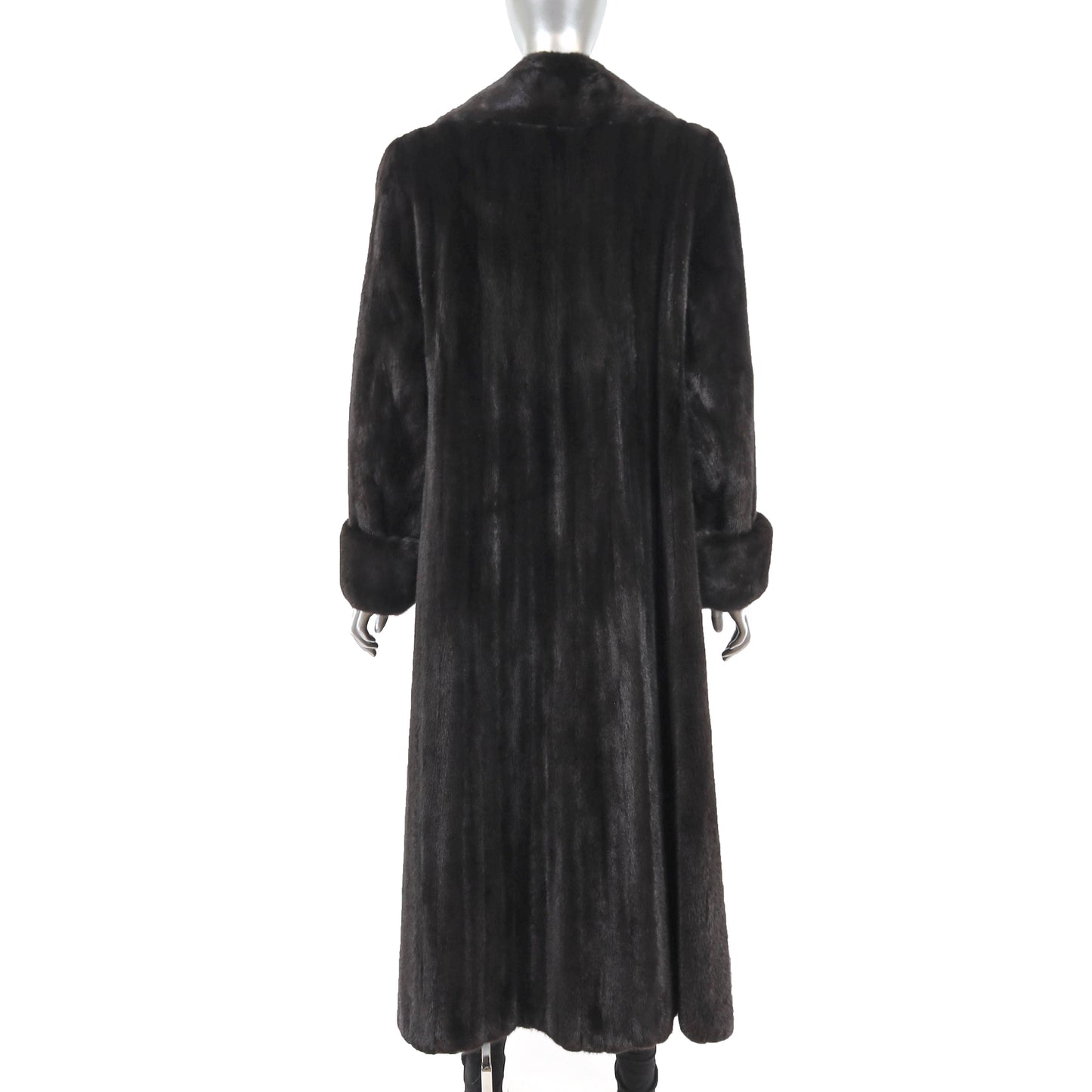 Black Mink Coat- Size M