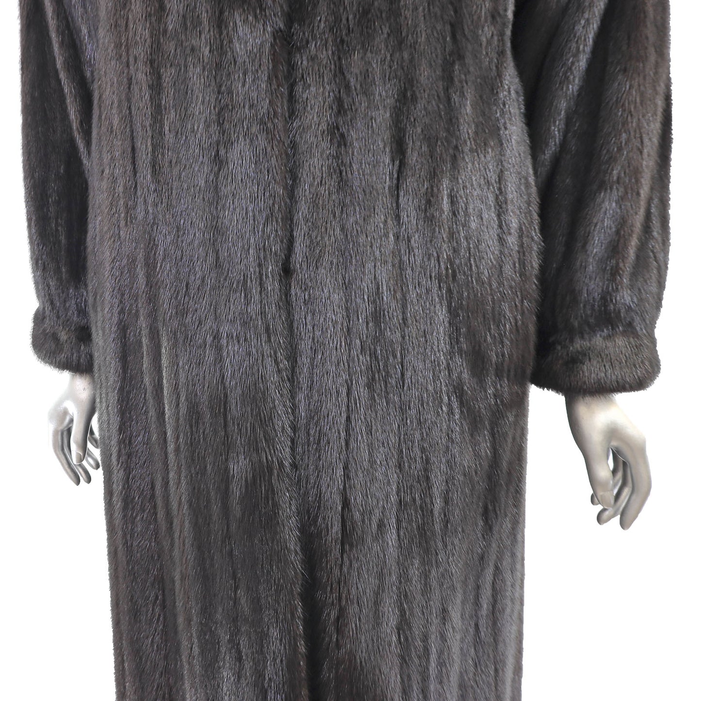 Black Mink Coat- Size L