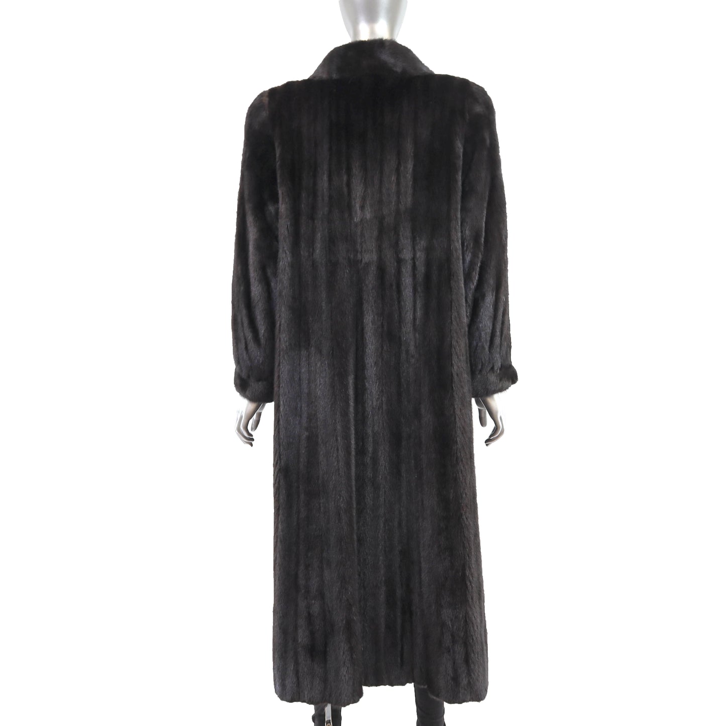 Black Mink Coat- Size L