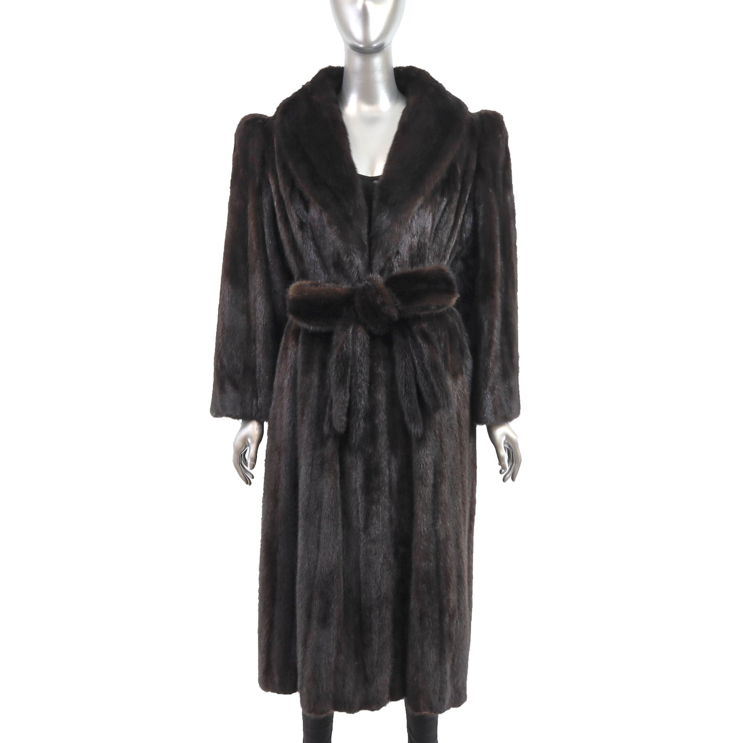 Black Mink Coat- Size L