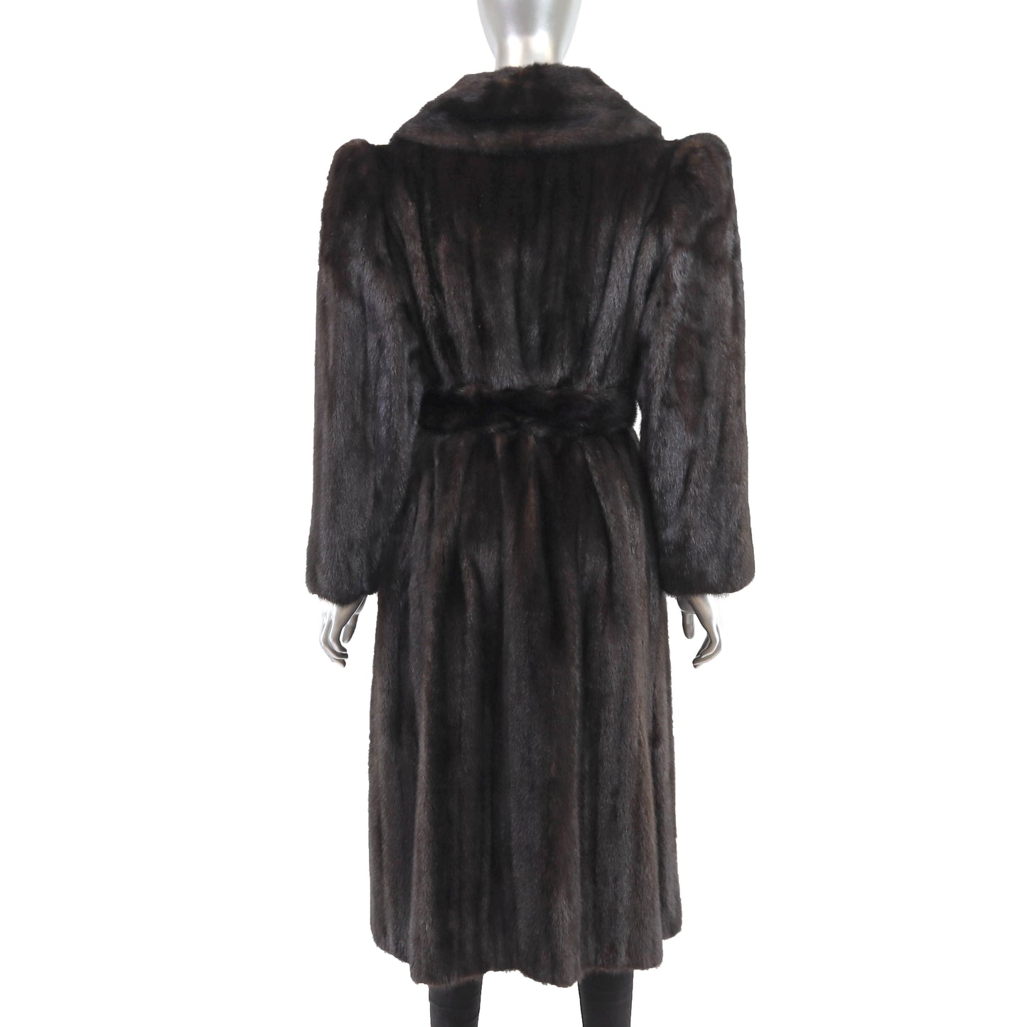 Black Mink Coat- Size L