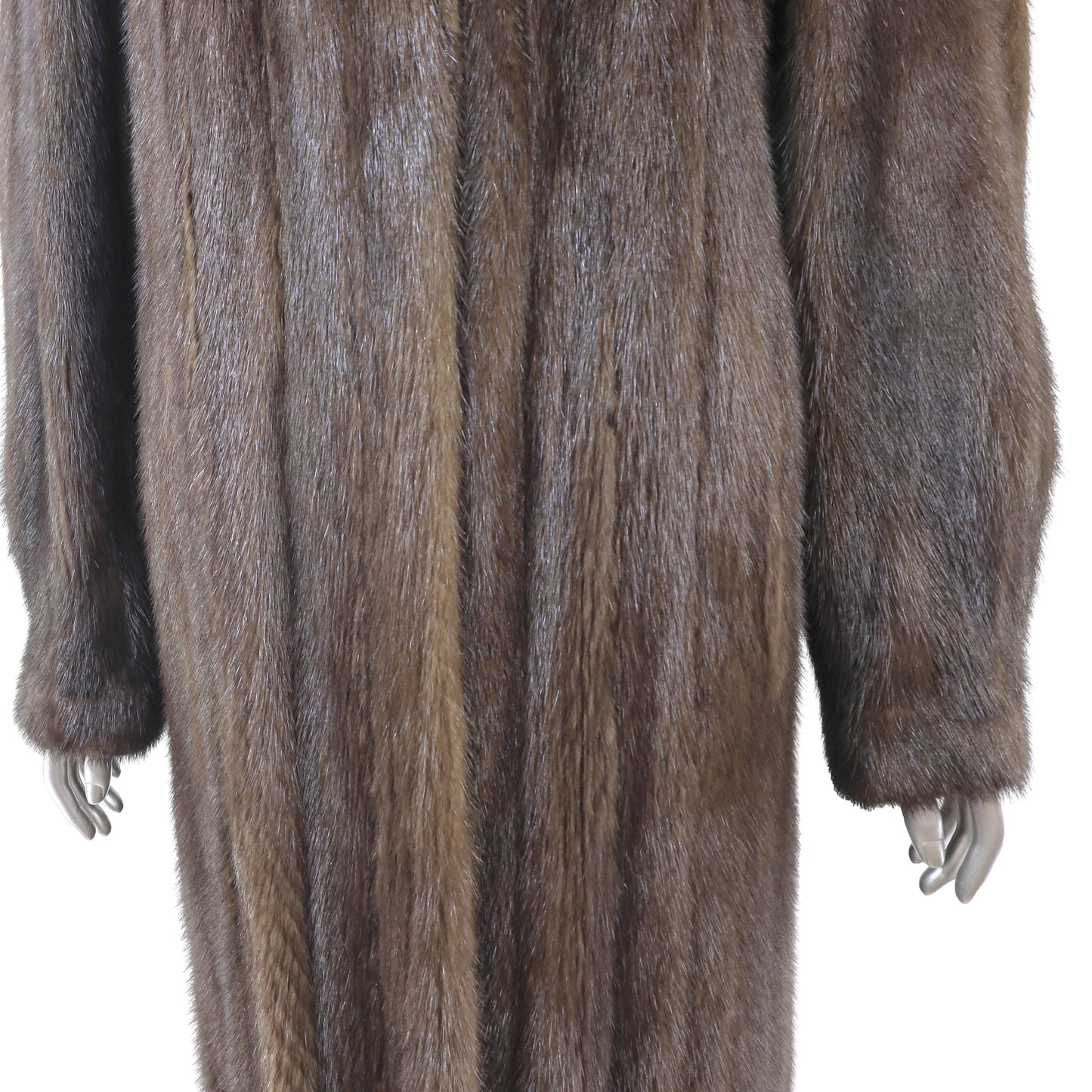 Brown Mink Coat- Size XL