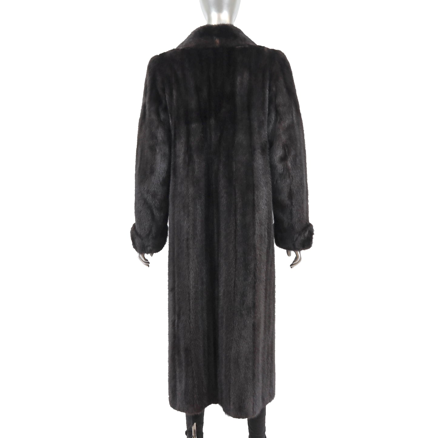 Black Mink Coat- Size M