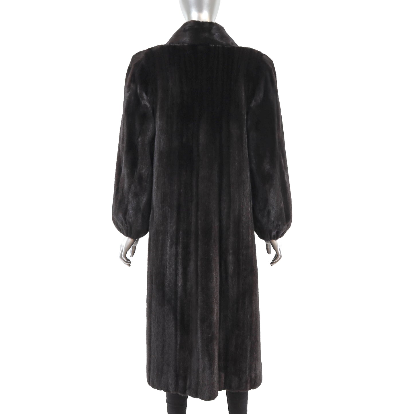 Black Mink Coat- Size M