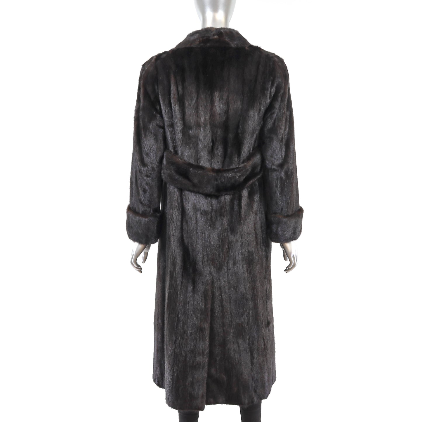 Black Mink Coat- Size XS