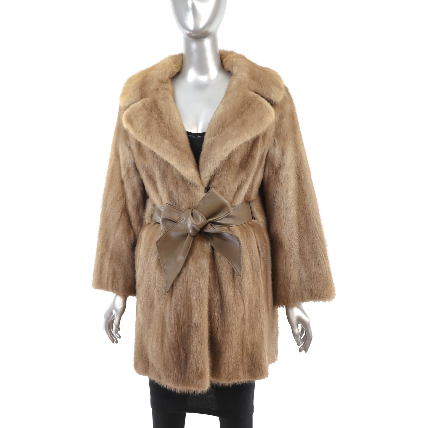 Autumn Haze  Mink 3/4 Coat- Size M