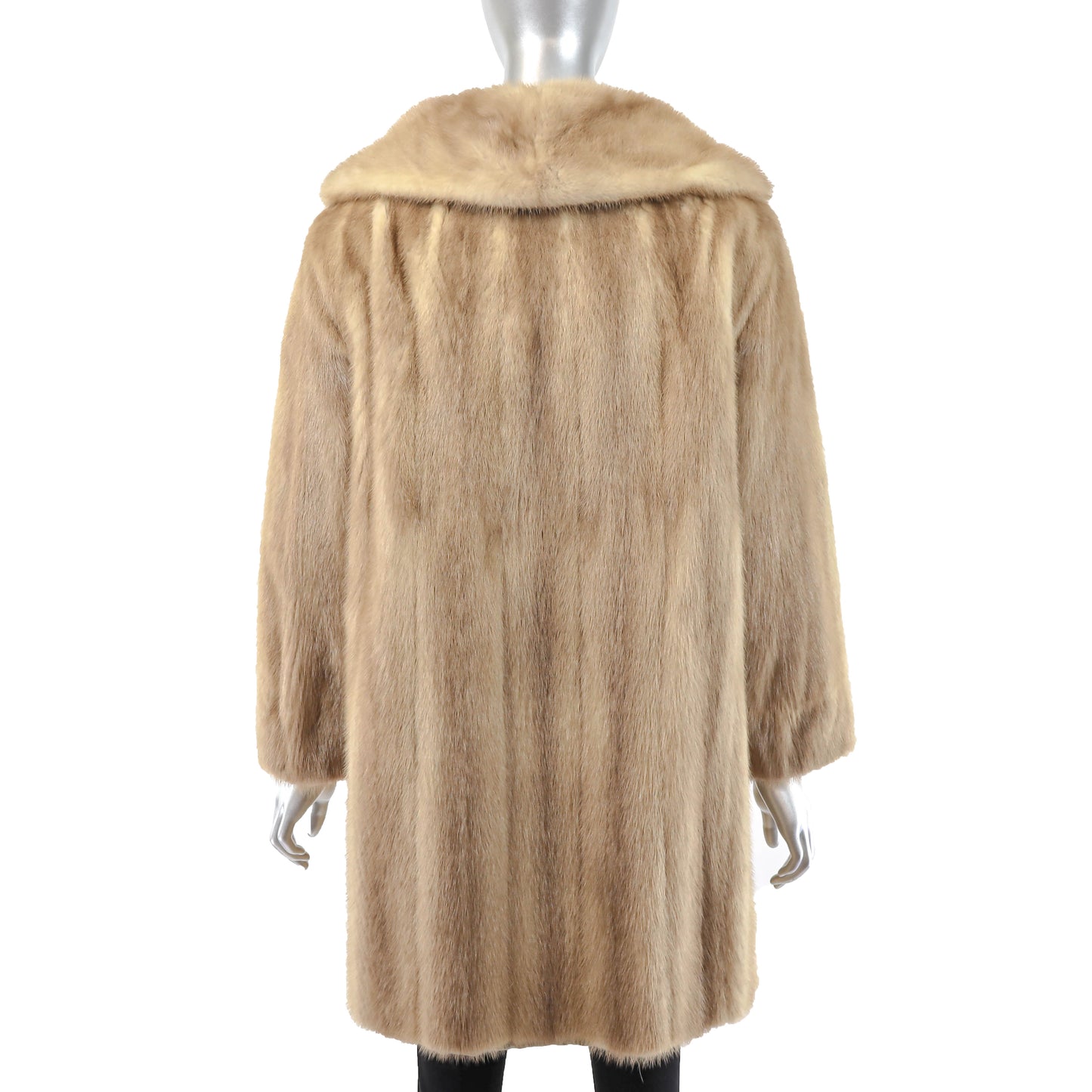 Light Brown Mink Coat- Size XL