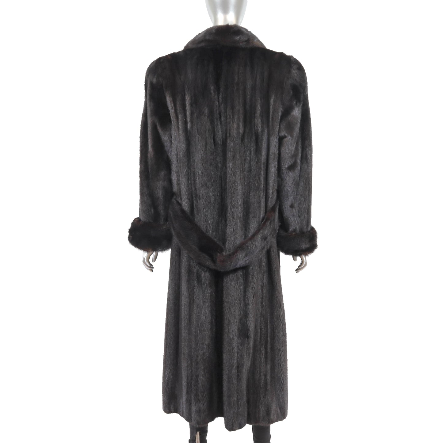 Black Mink Coat- Size L