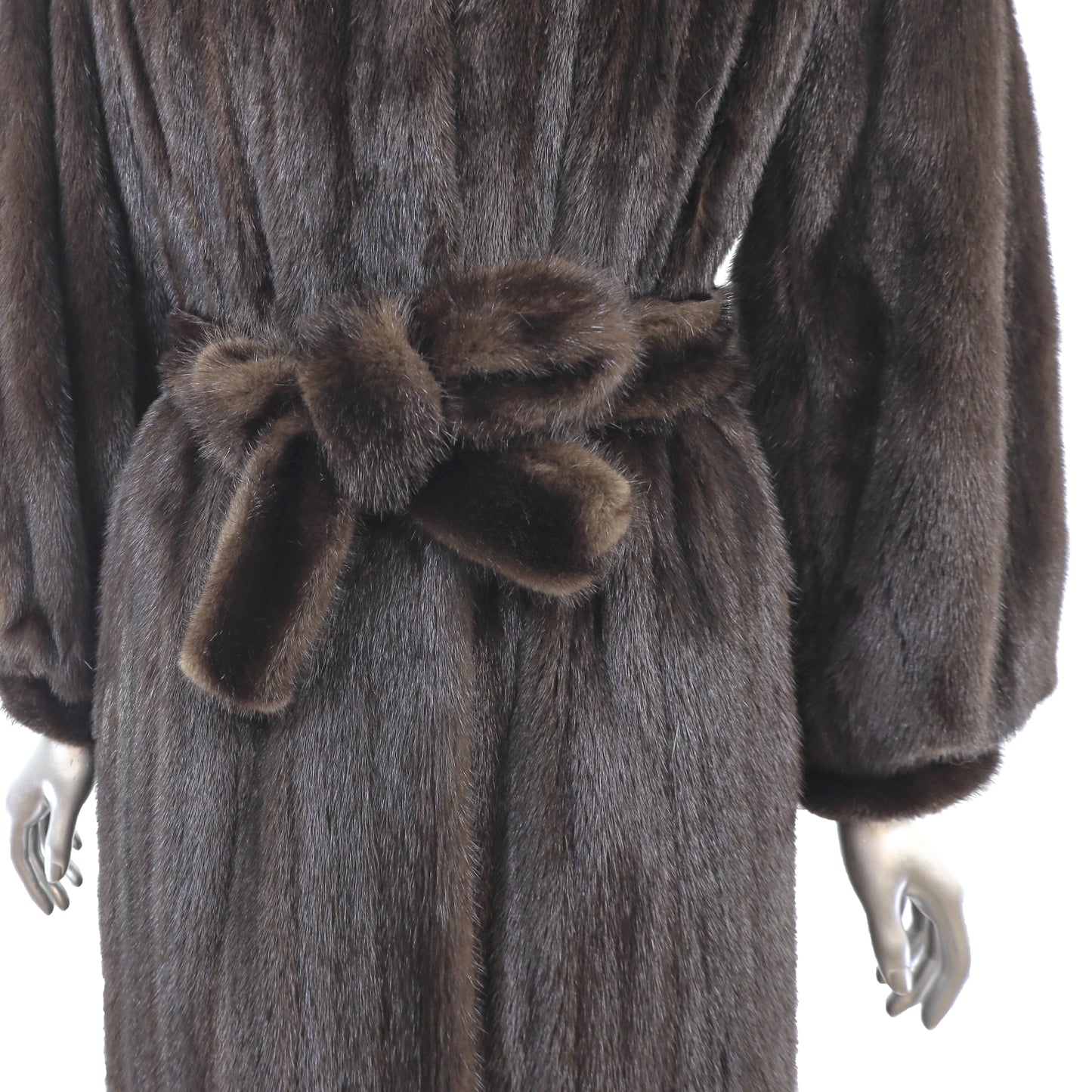 Mahogany Mink Coat- Size M