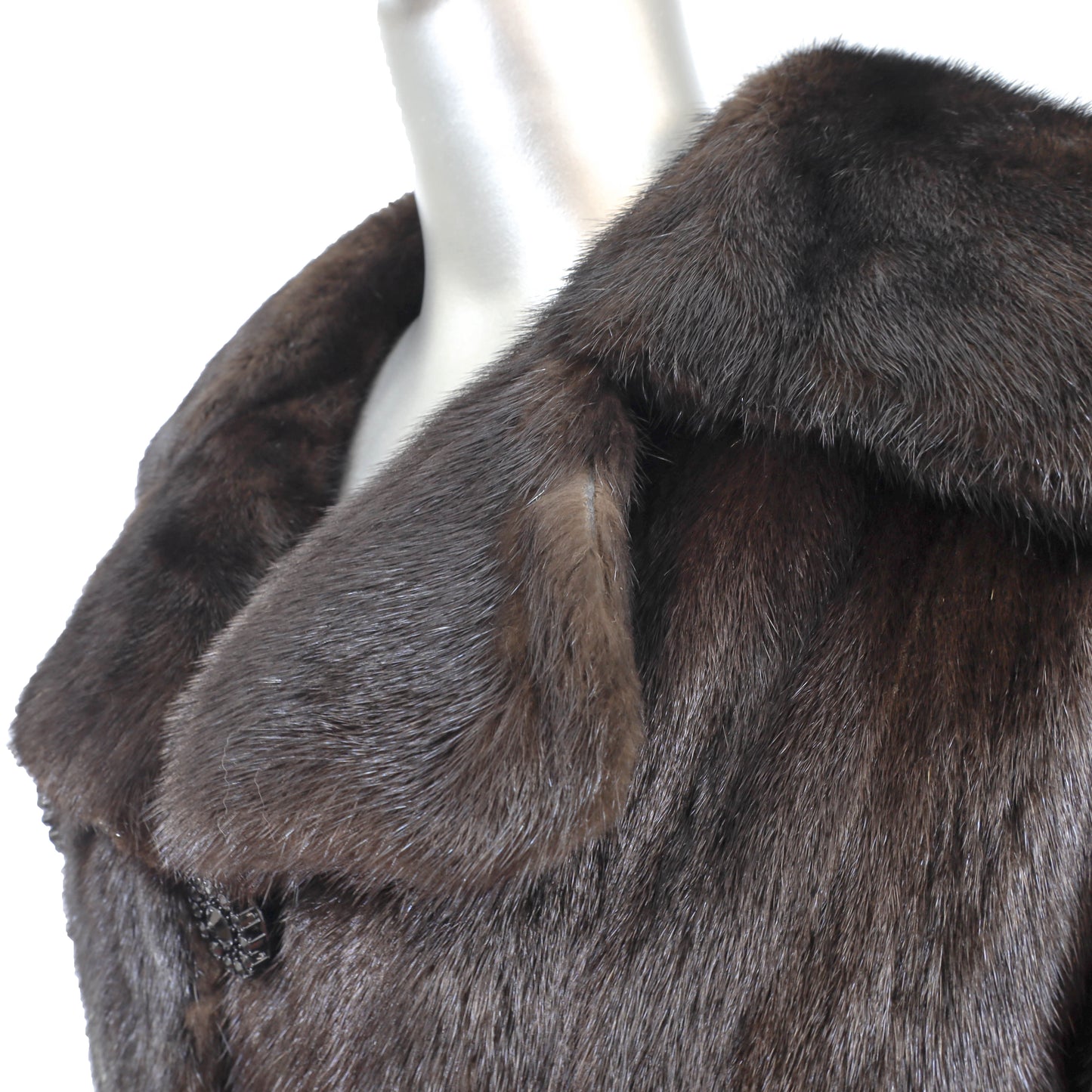 Blackglama Dark Brown Mink Coat- Size XS