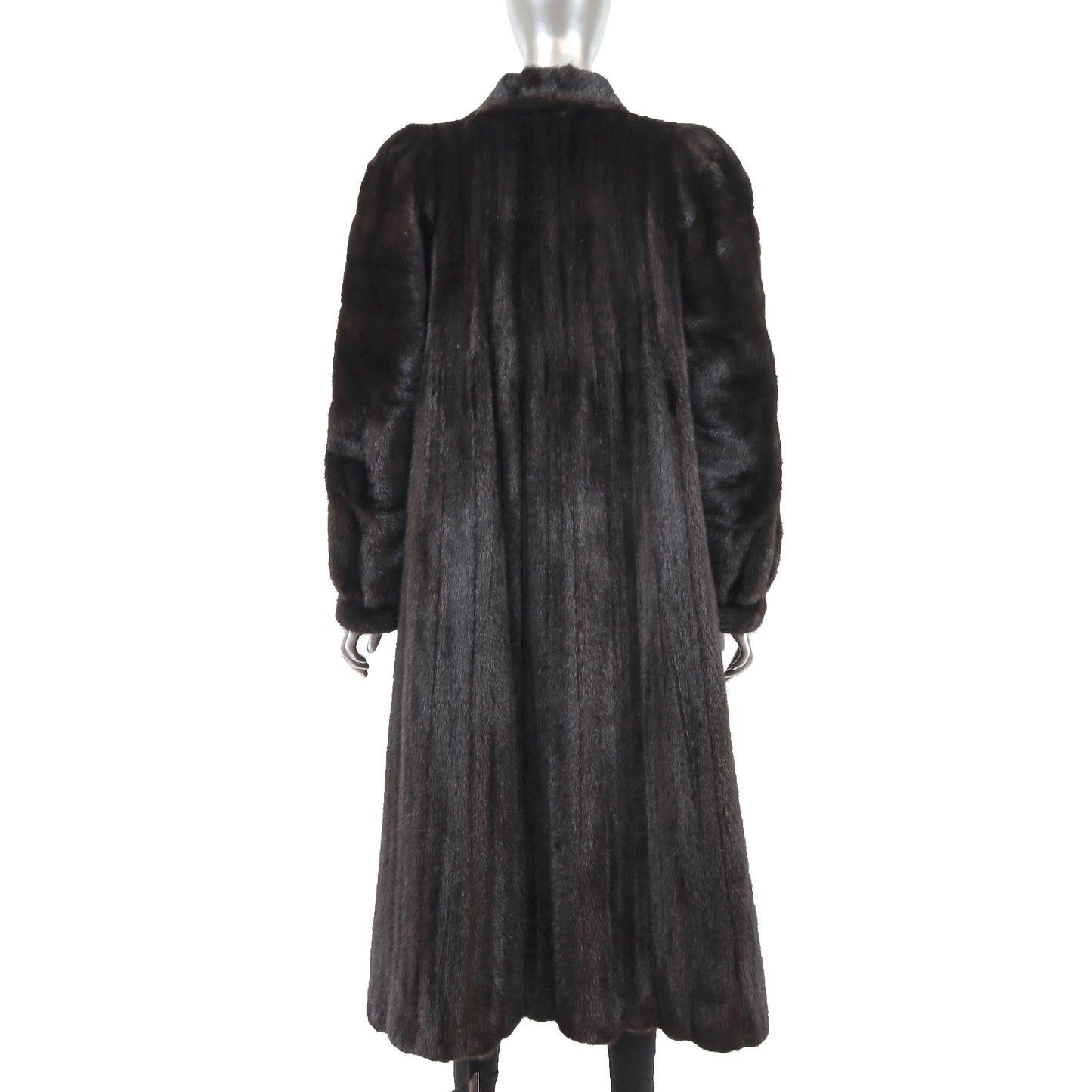 Dark Brown Mink Coat- Size L