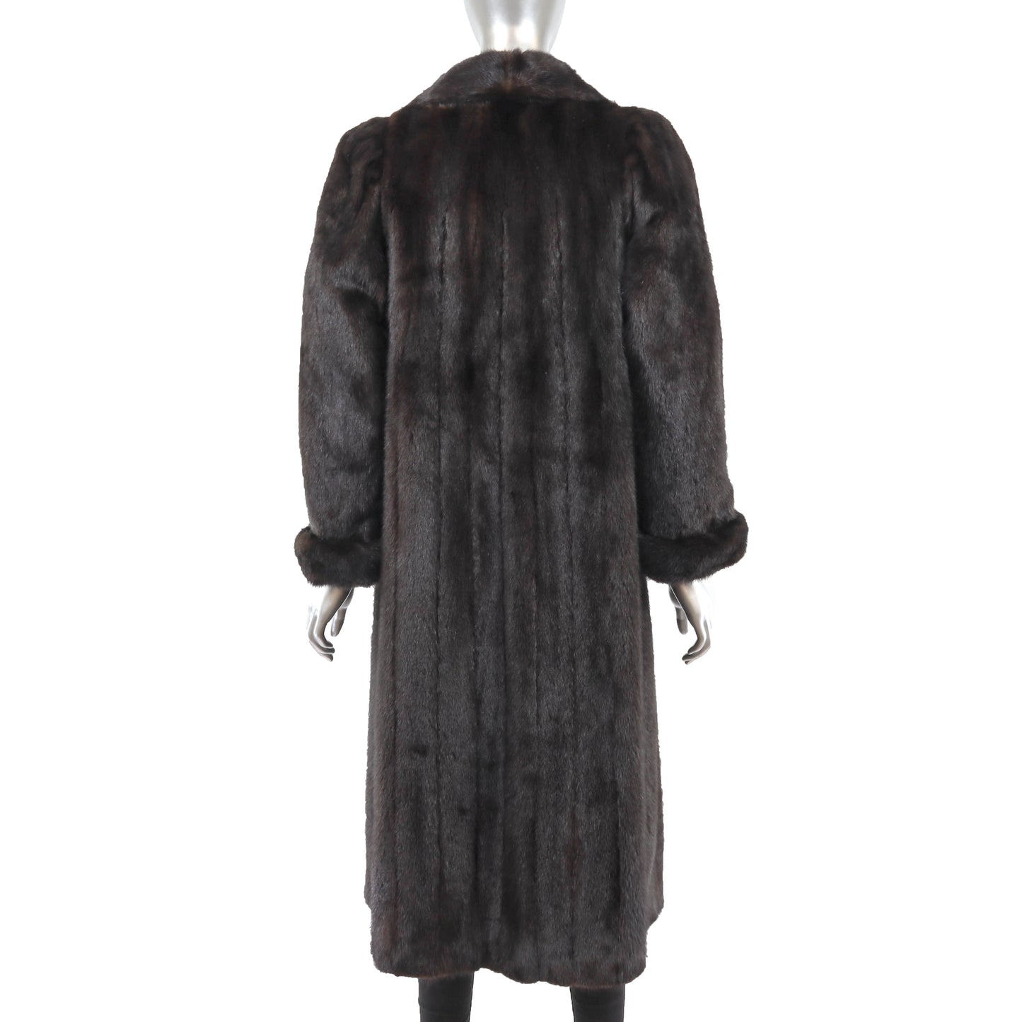 Dark Brown Mink Coat- Size S