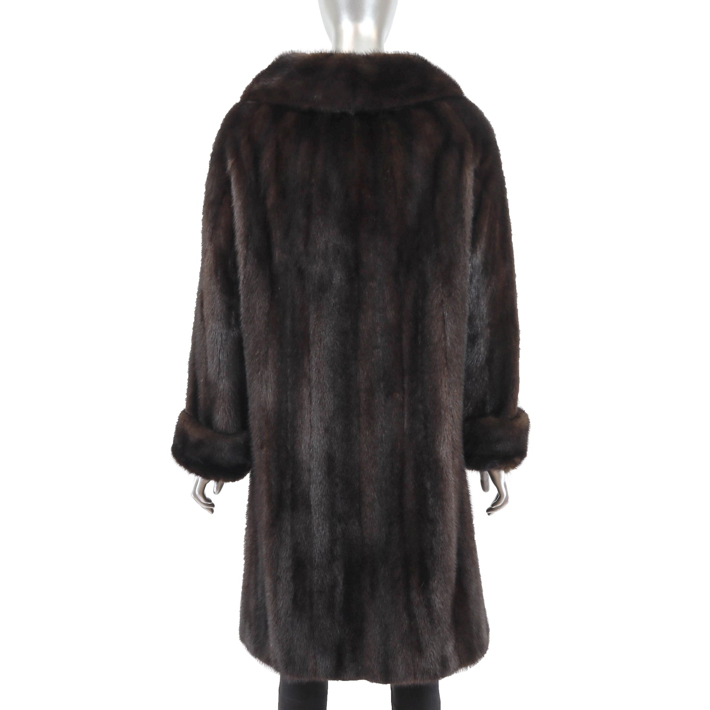 Dark Brown Mink Coat- Size M