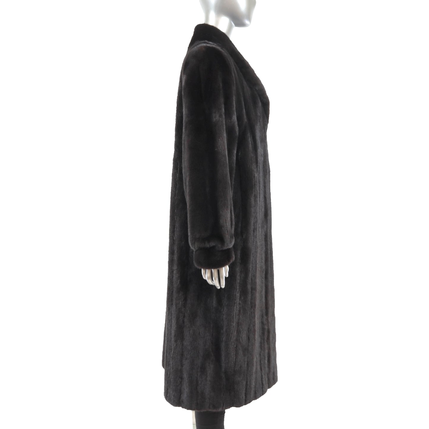 Blackglama/ Adolfo Black Mink Coat- Size XL