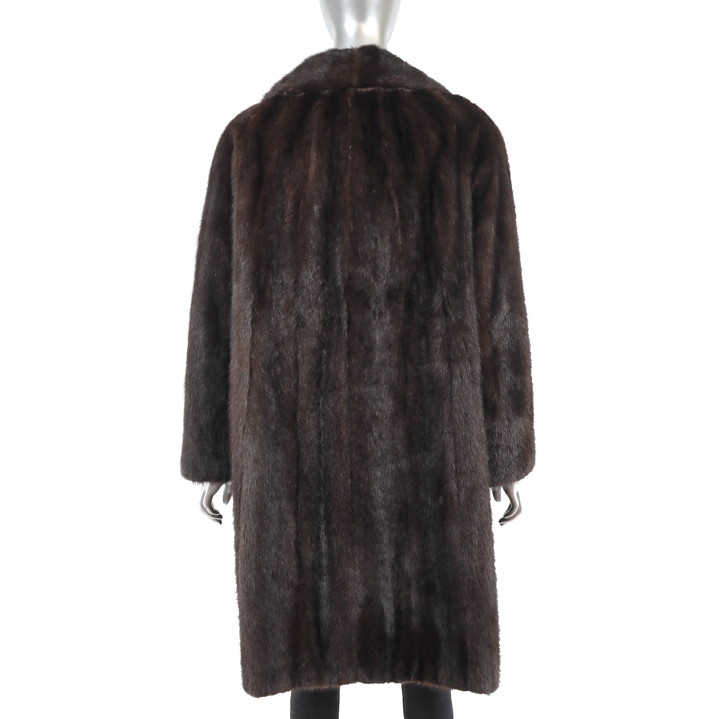 Mahogany Mink Coat- Size L