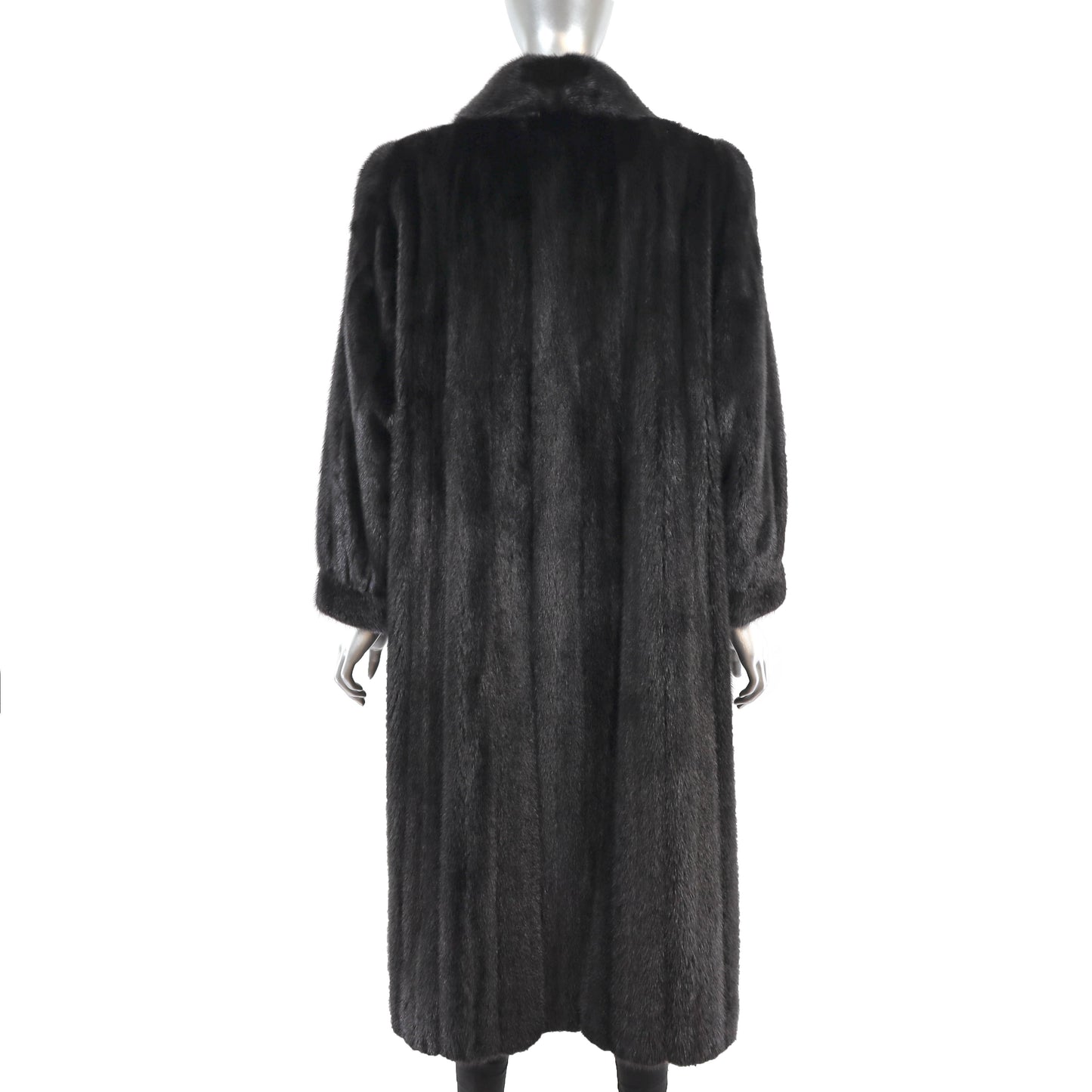 Black Mink Coat- Size XXL