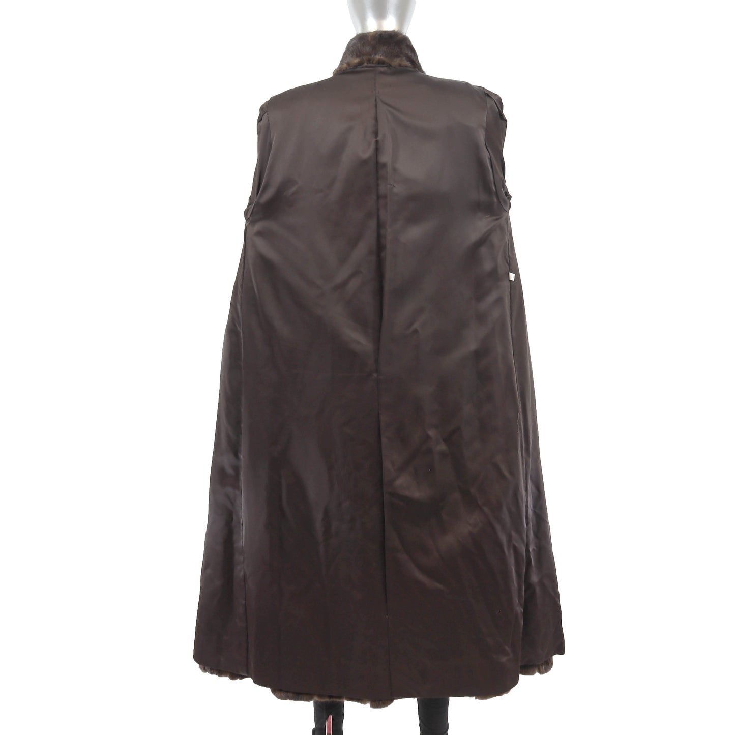 Brown Mink Coat- Size M