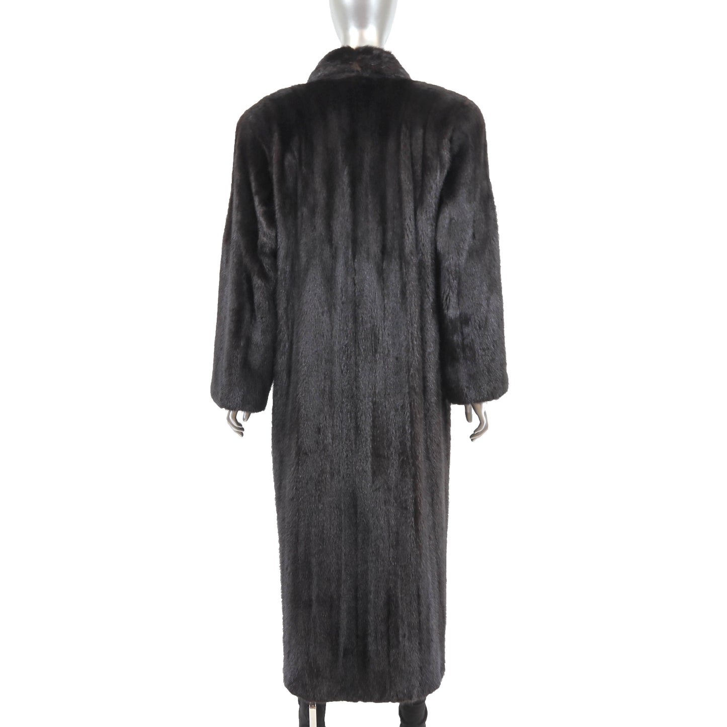 Black Mink Coat- Size M