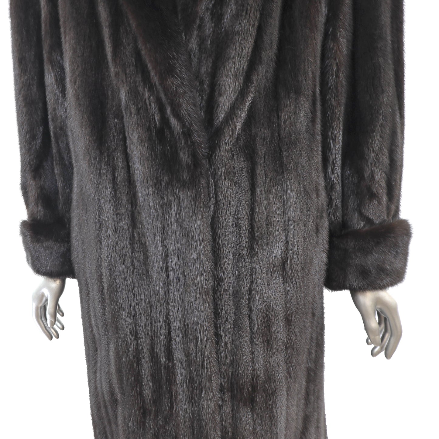 Revillon/ Saks Fifth Avenue Black Mink Coat- Size M