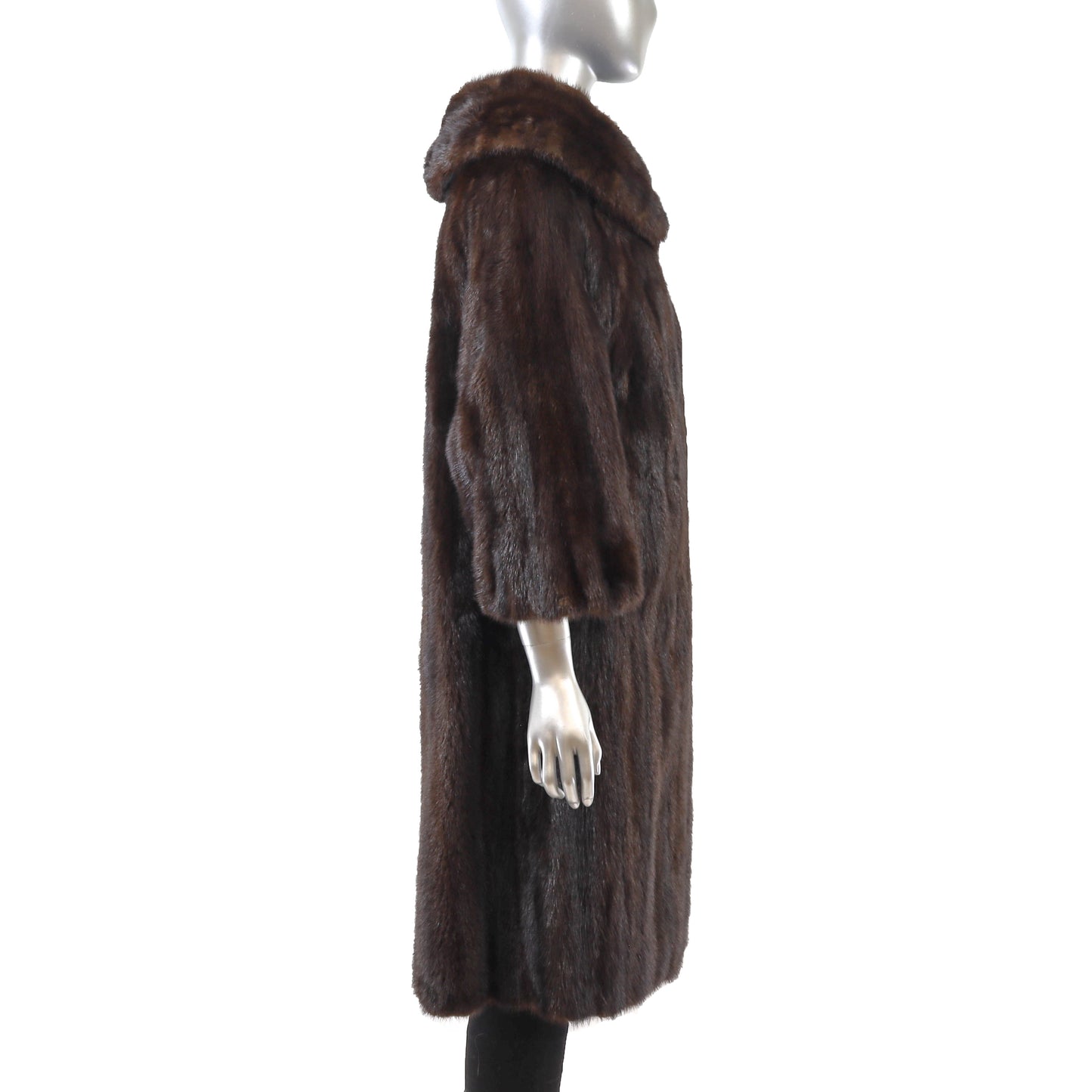 Brown Mink Coat- Size M