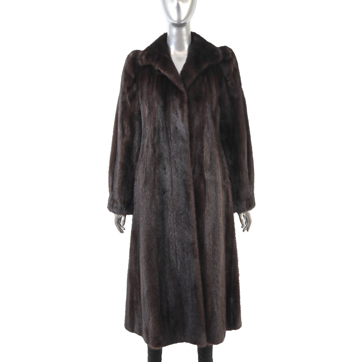 Dark Brown Mink Coat- Size S