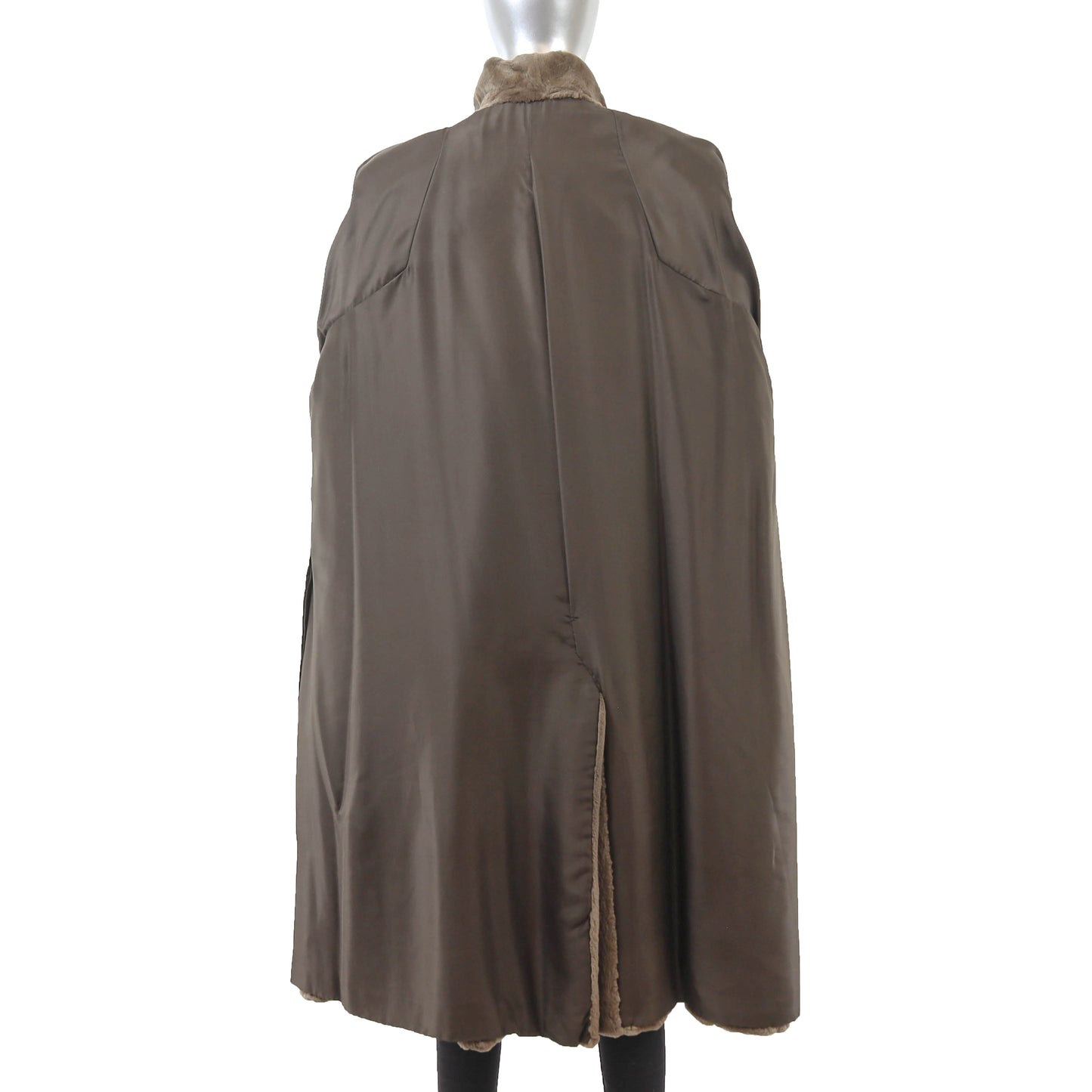 Brown Sheared Mink Coat- Size XXL