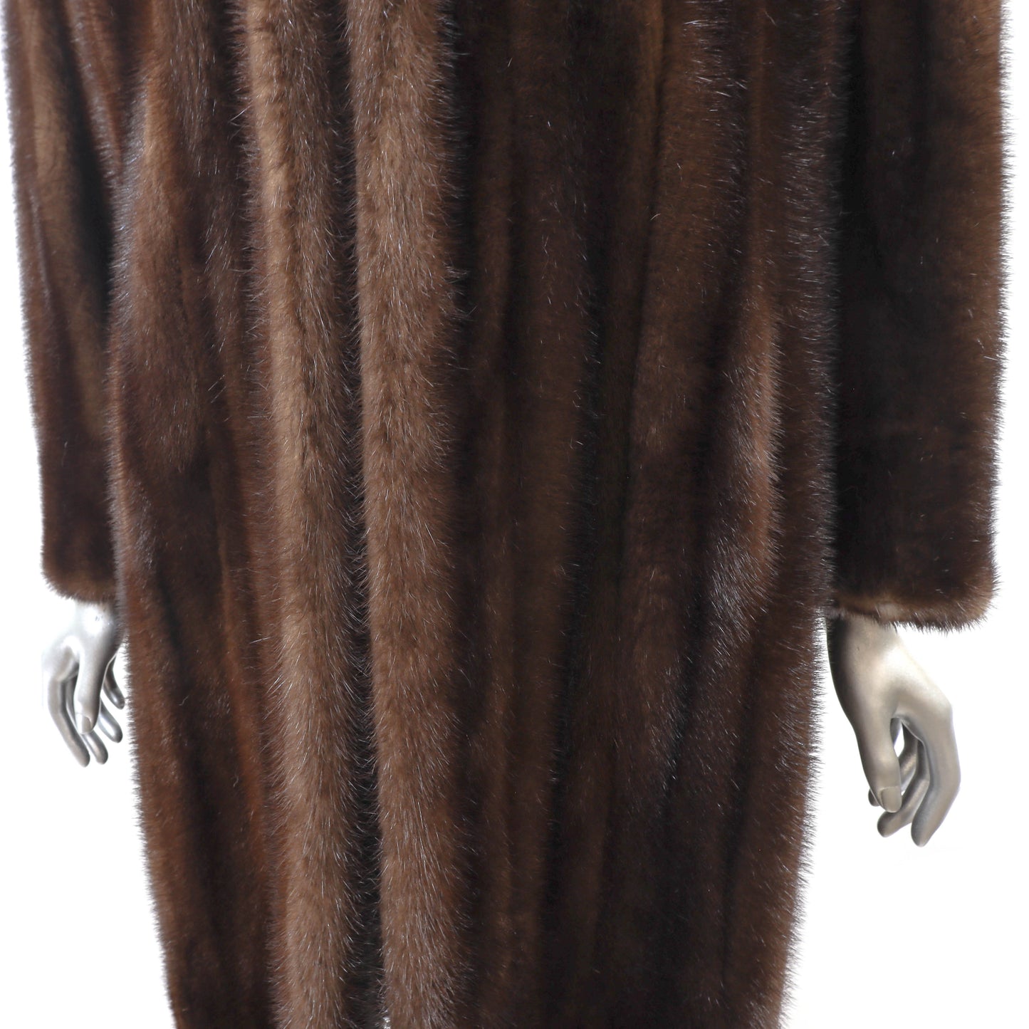 Brown Mink Coat- Size L