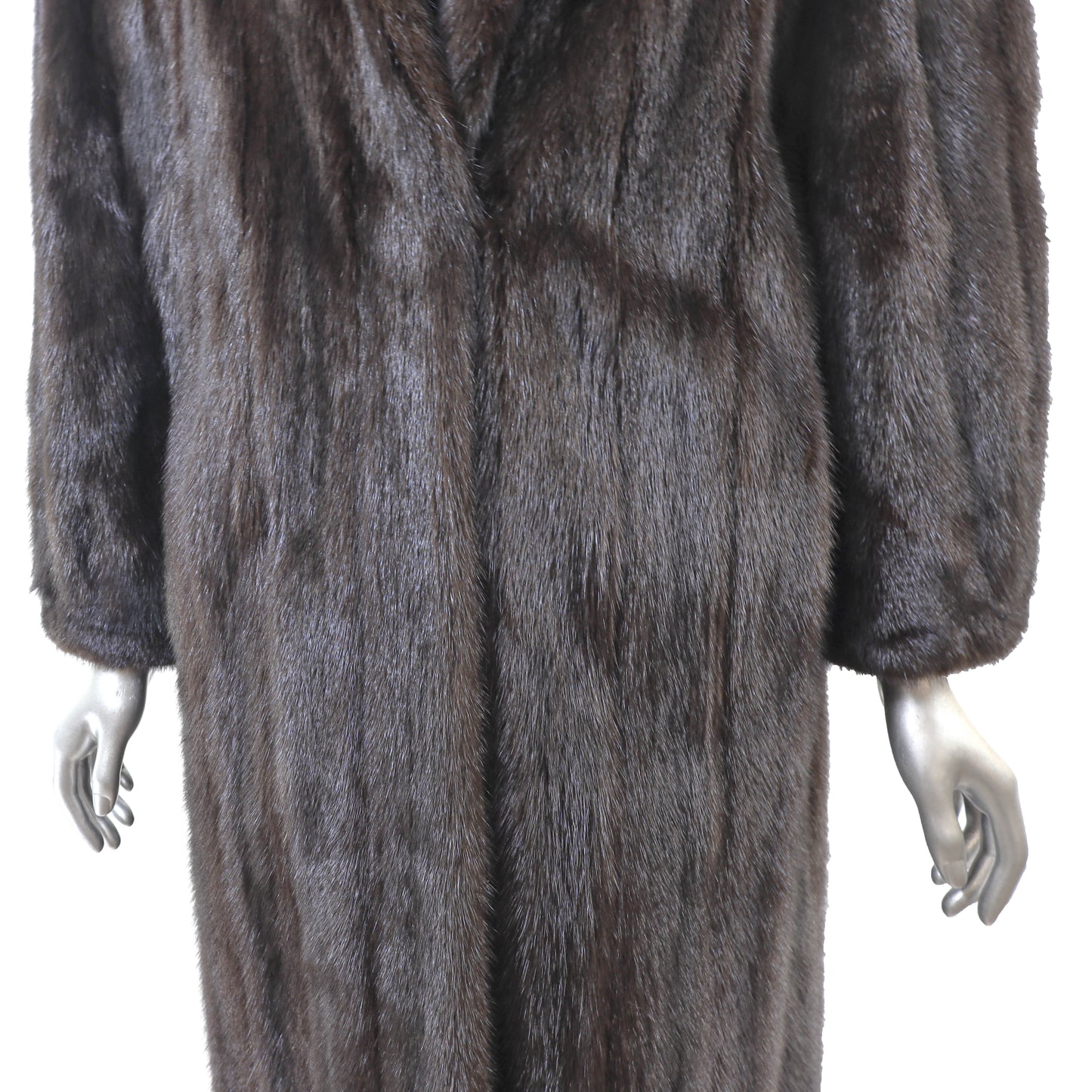 Dark Brown Mink Coat- Size M