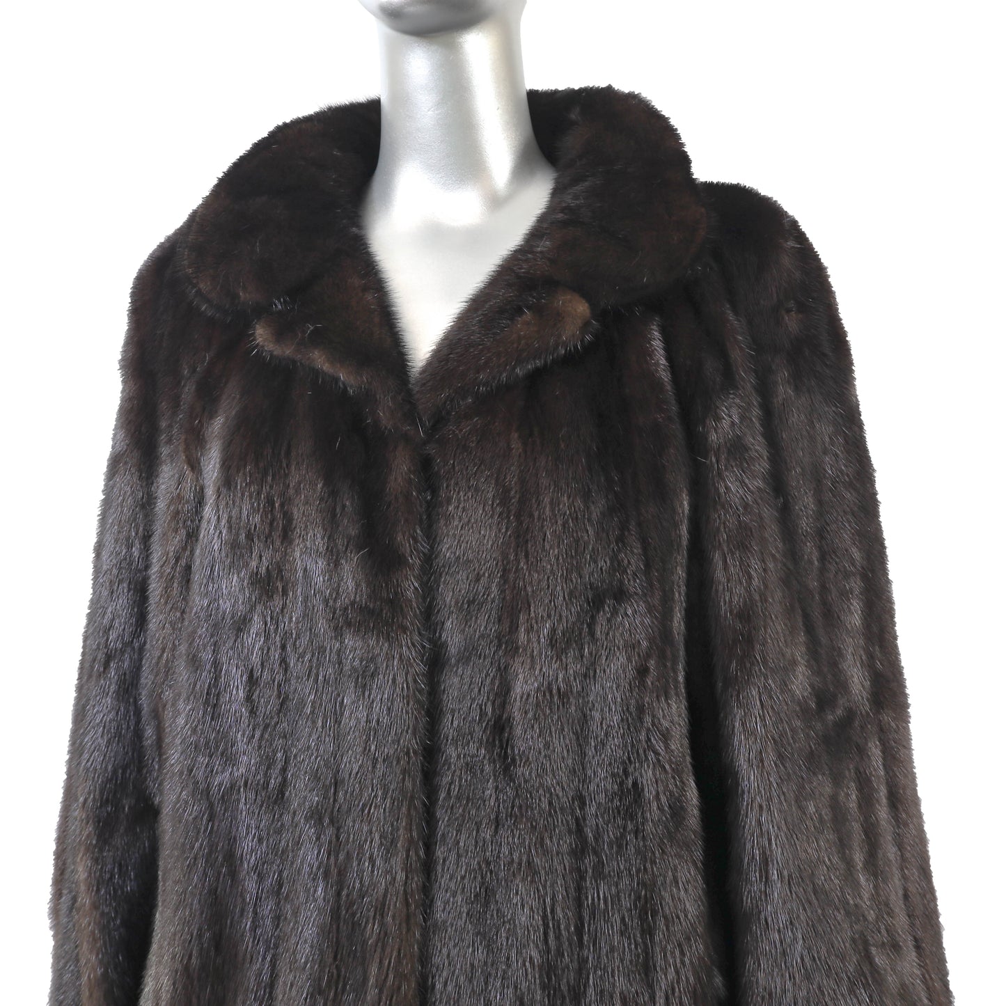 Black Mink Coat- Size M