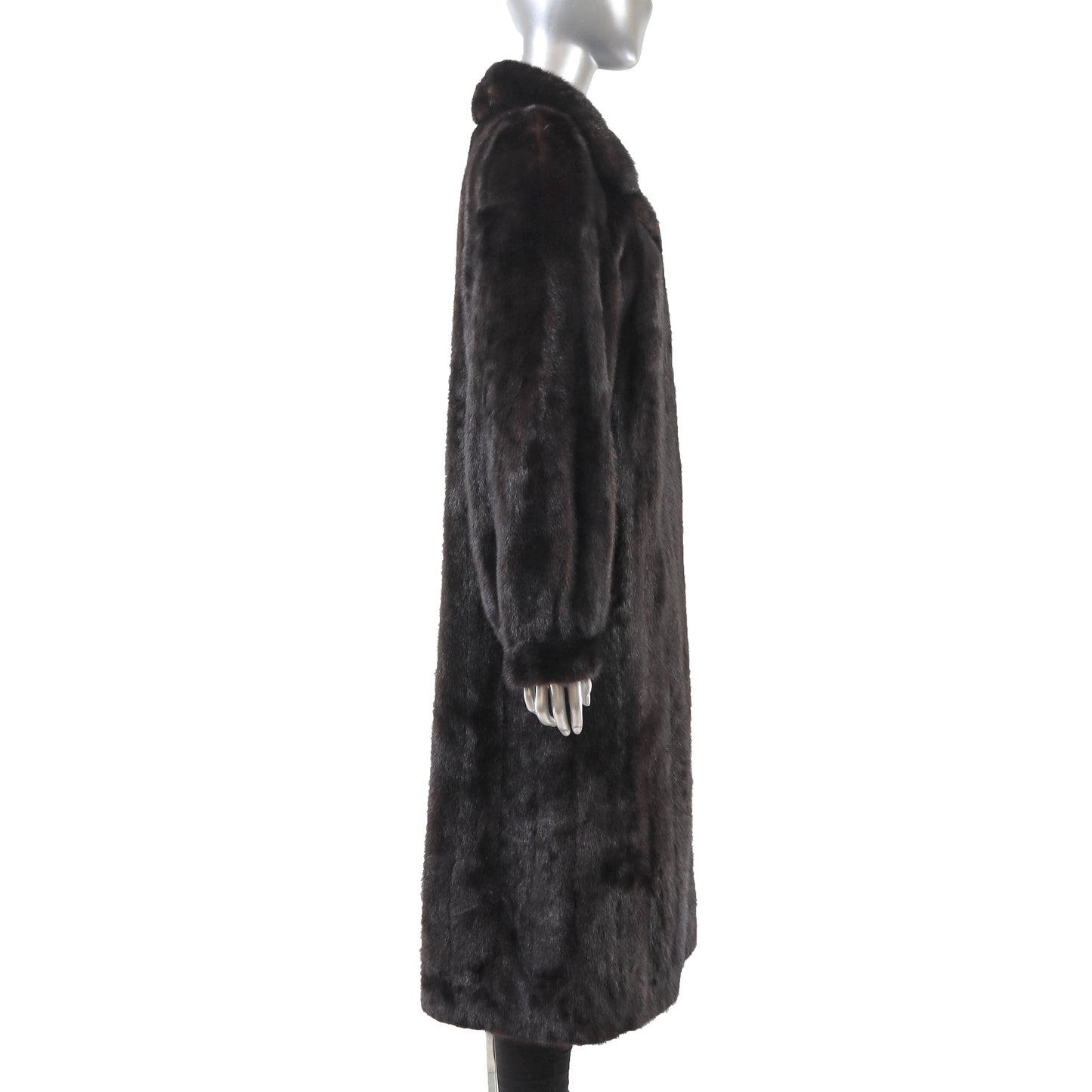 Black Mink Coat- Size M