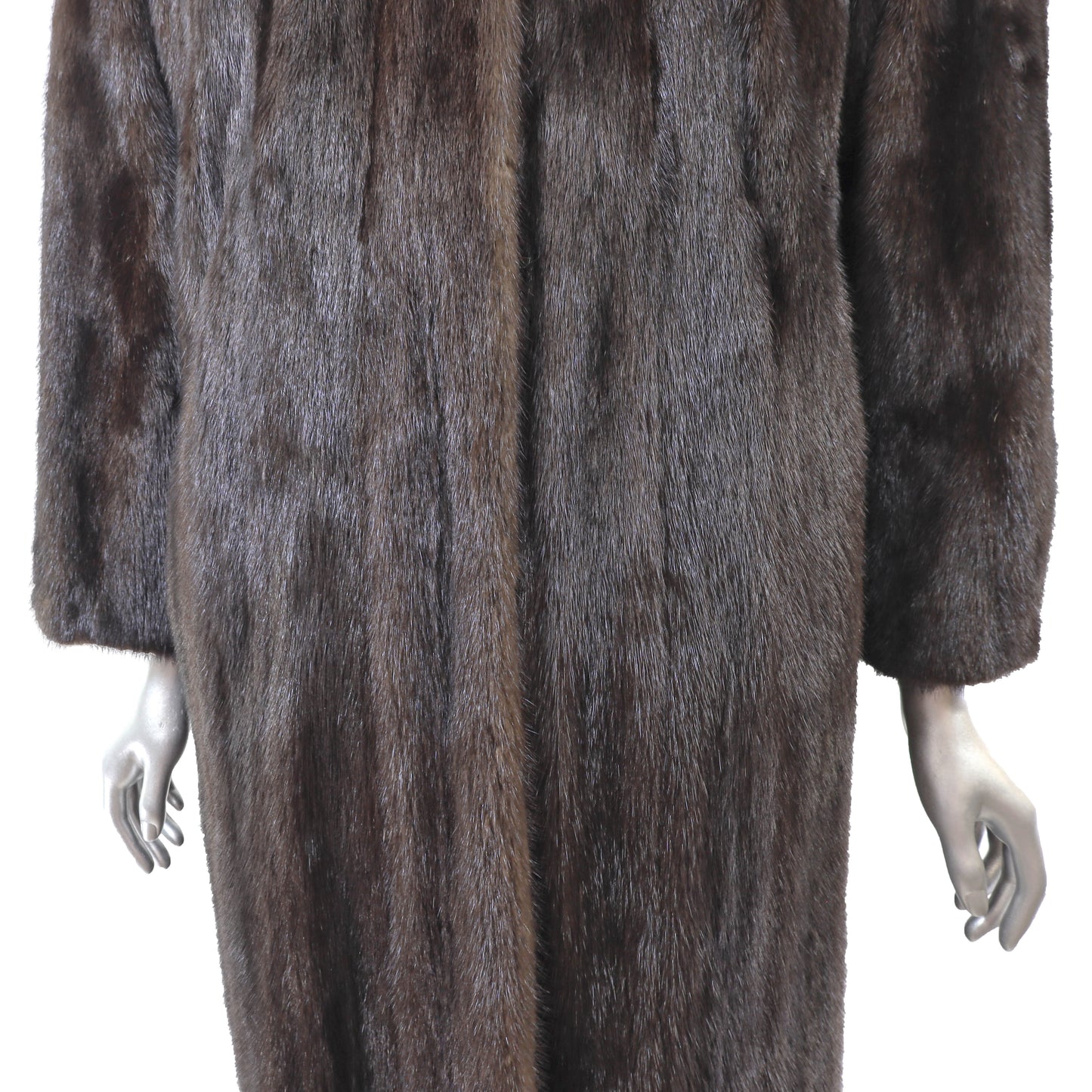 Brown Mink Coat- Size M