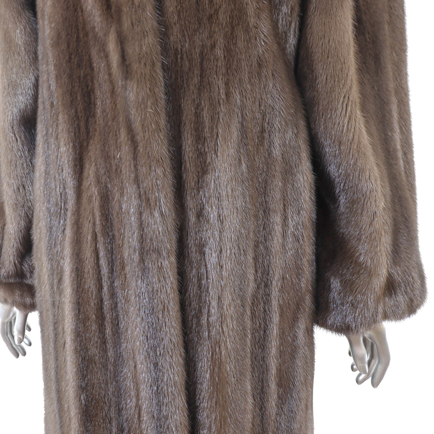 Brown Mink Coat- Size M