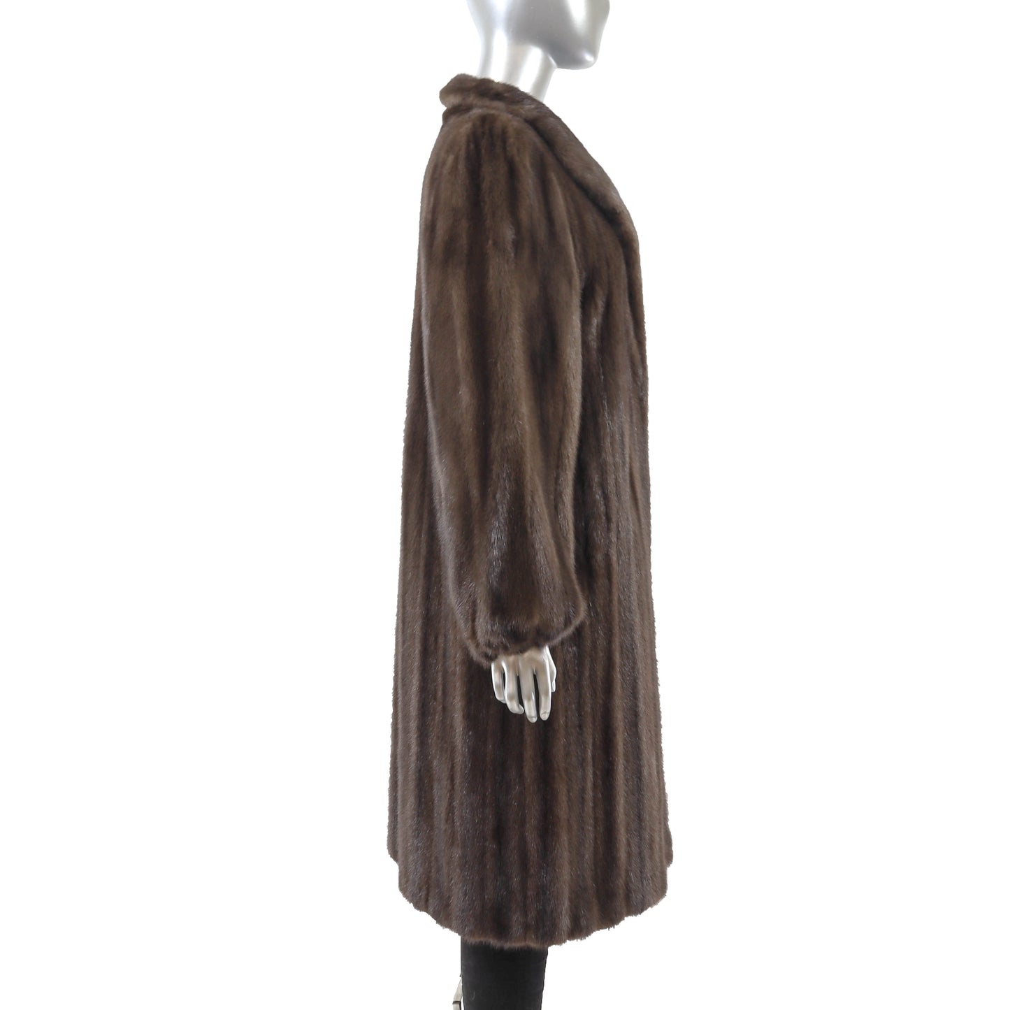 Brown Mink Coat- Size M