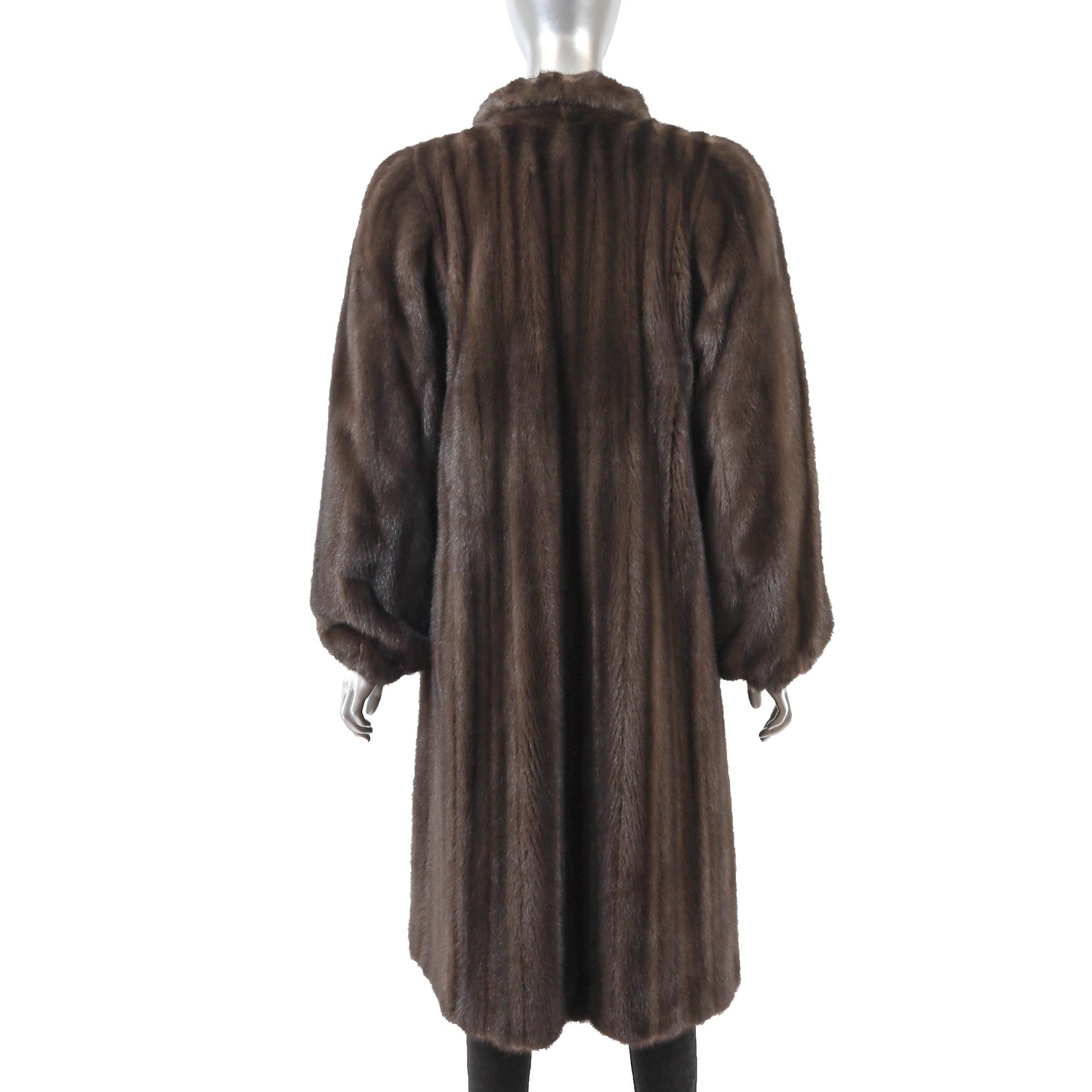 Brown Mink Coat- Size M