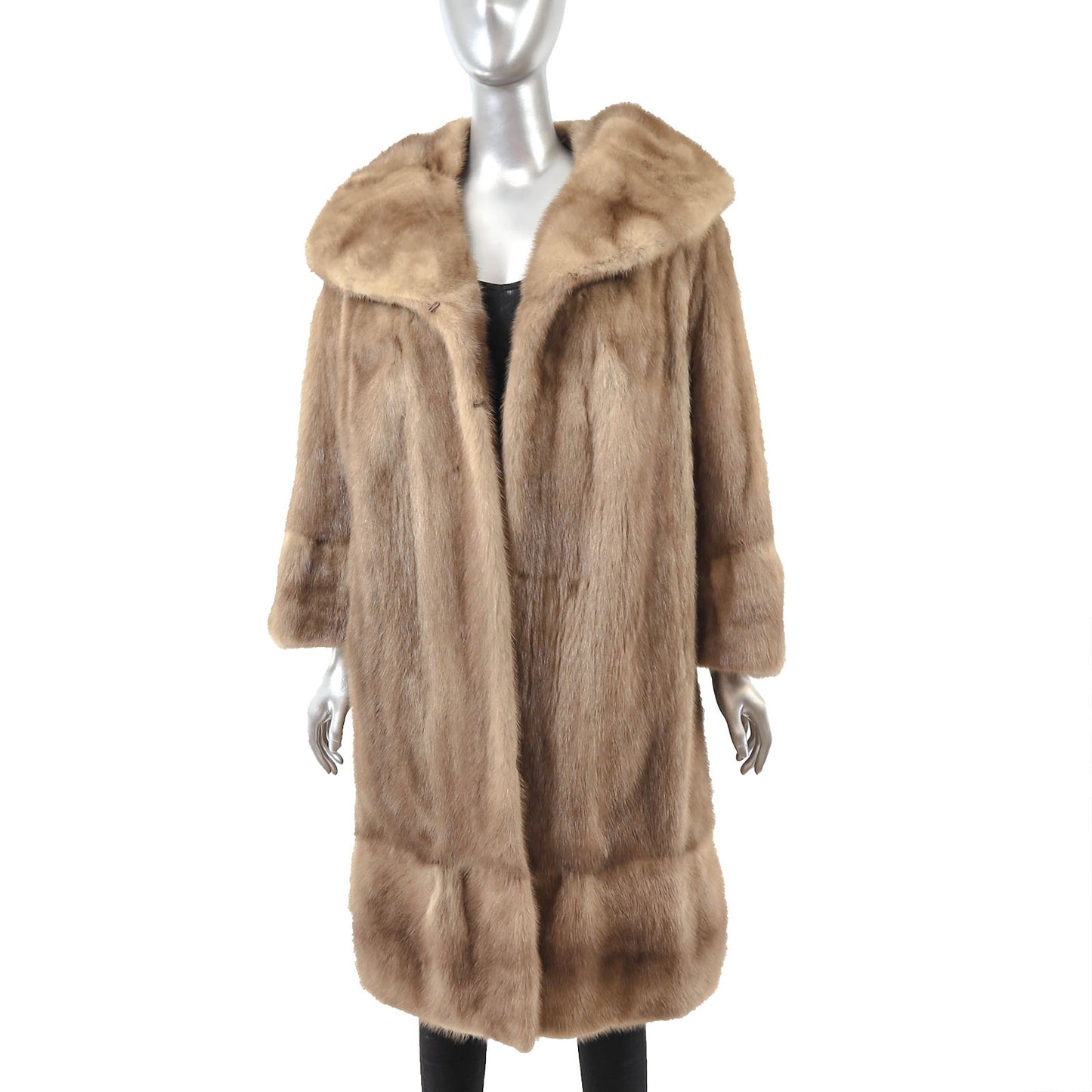 Light Brown Mink Coat- Size L