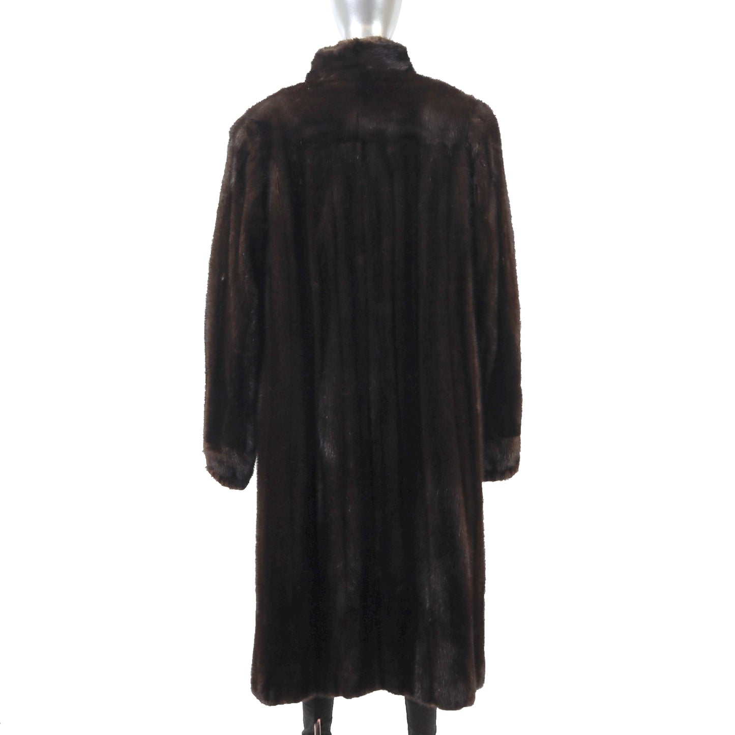 Brown Mink Coat- Size XL