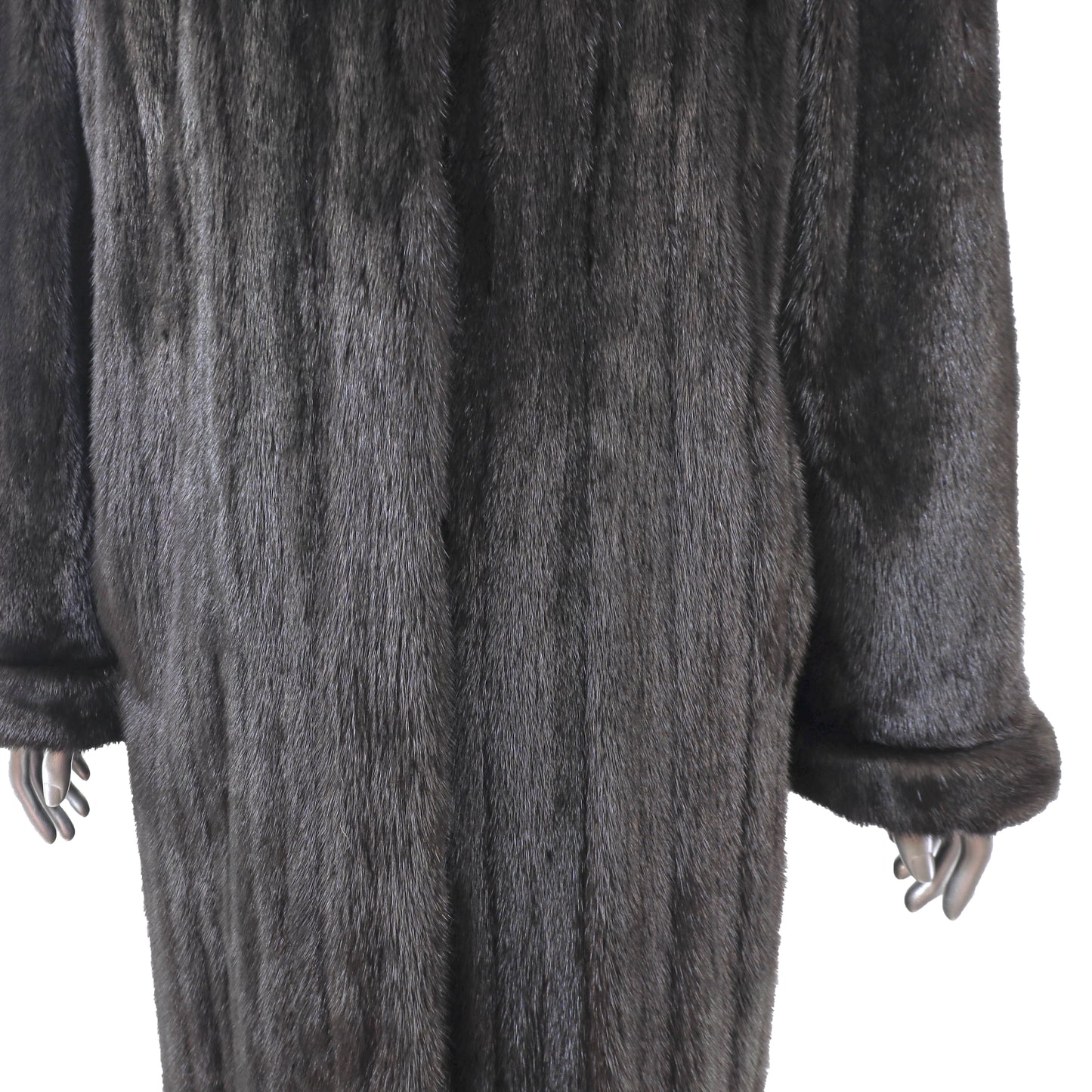 Black Mink Coat- Size L