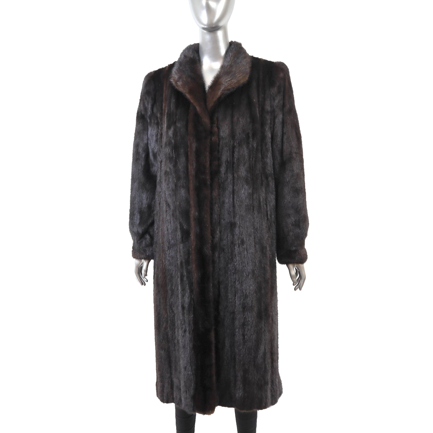 Dark Brown Mink Coat- Size M