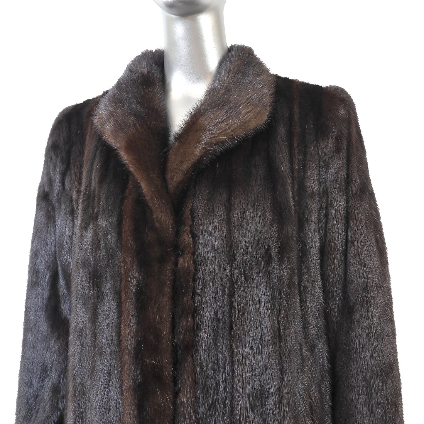 Dark Brown Mink Coat- Size M