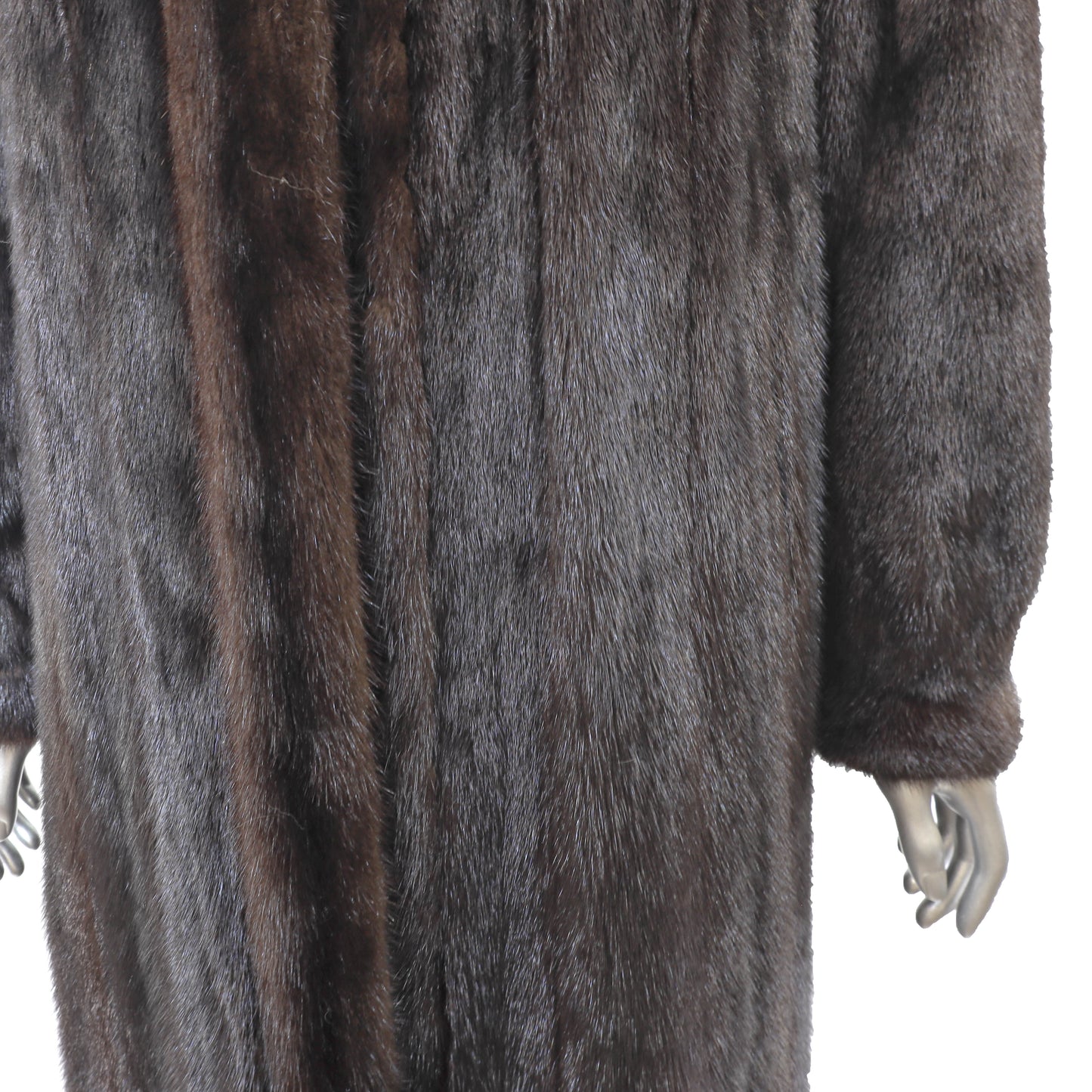 Dark Brown Mink Coat- Size M