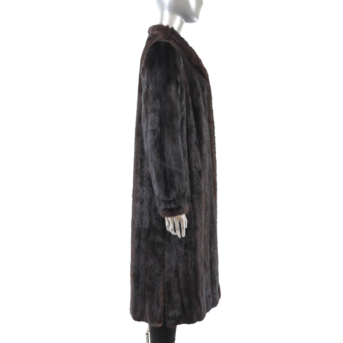 Dark Brown Mink Coat- Size M