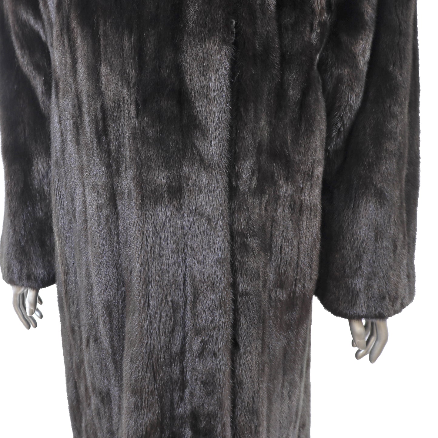 Black Mink Coat- Size L