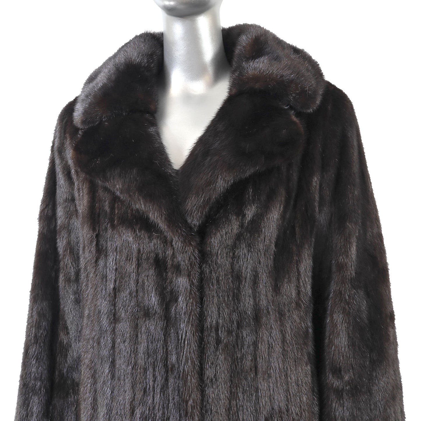 Black Mink Coat- Size M