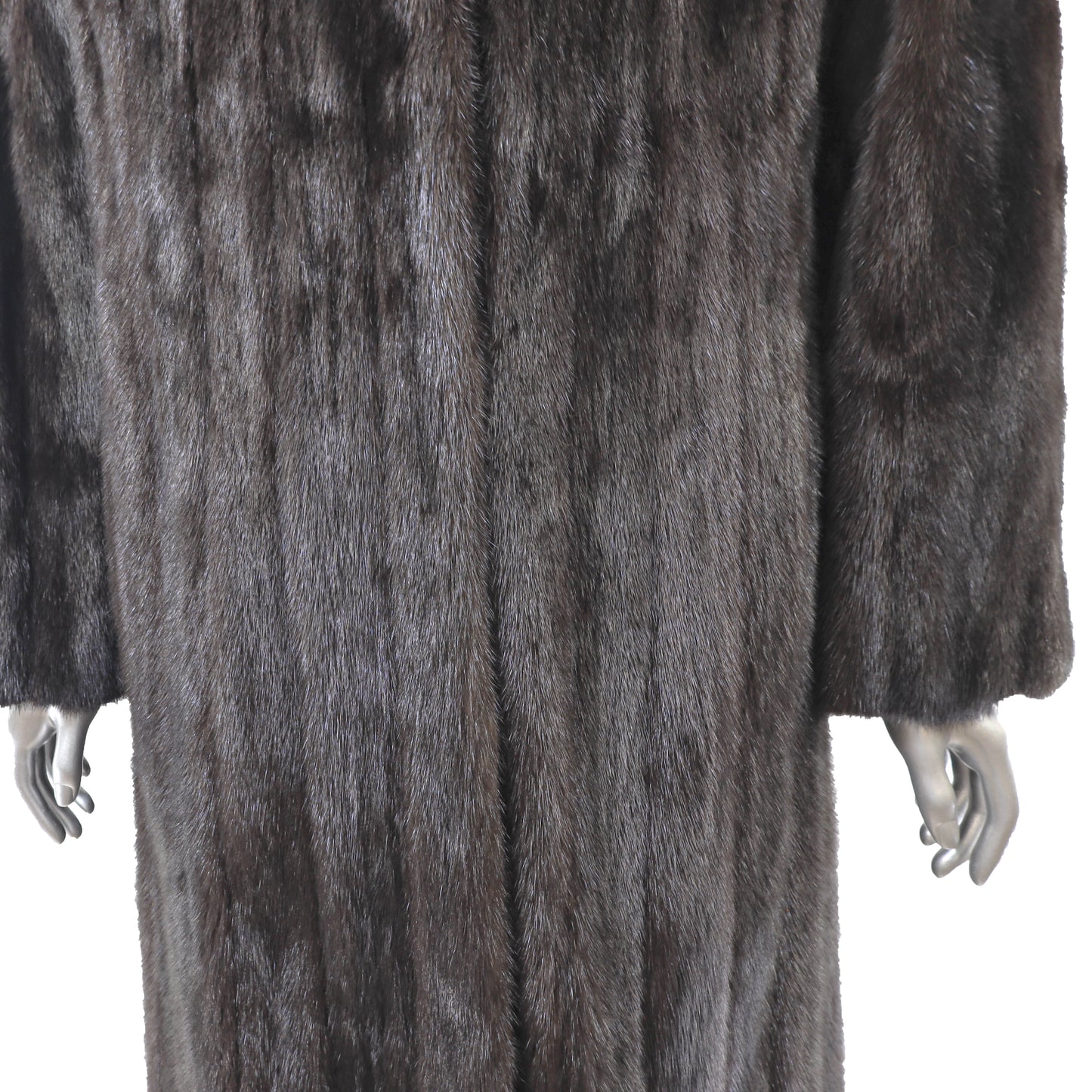 Black Mink Coat- Size M