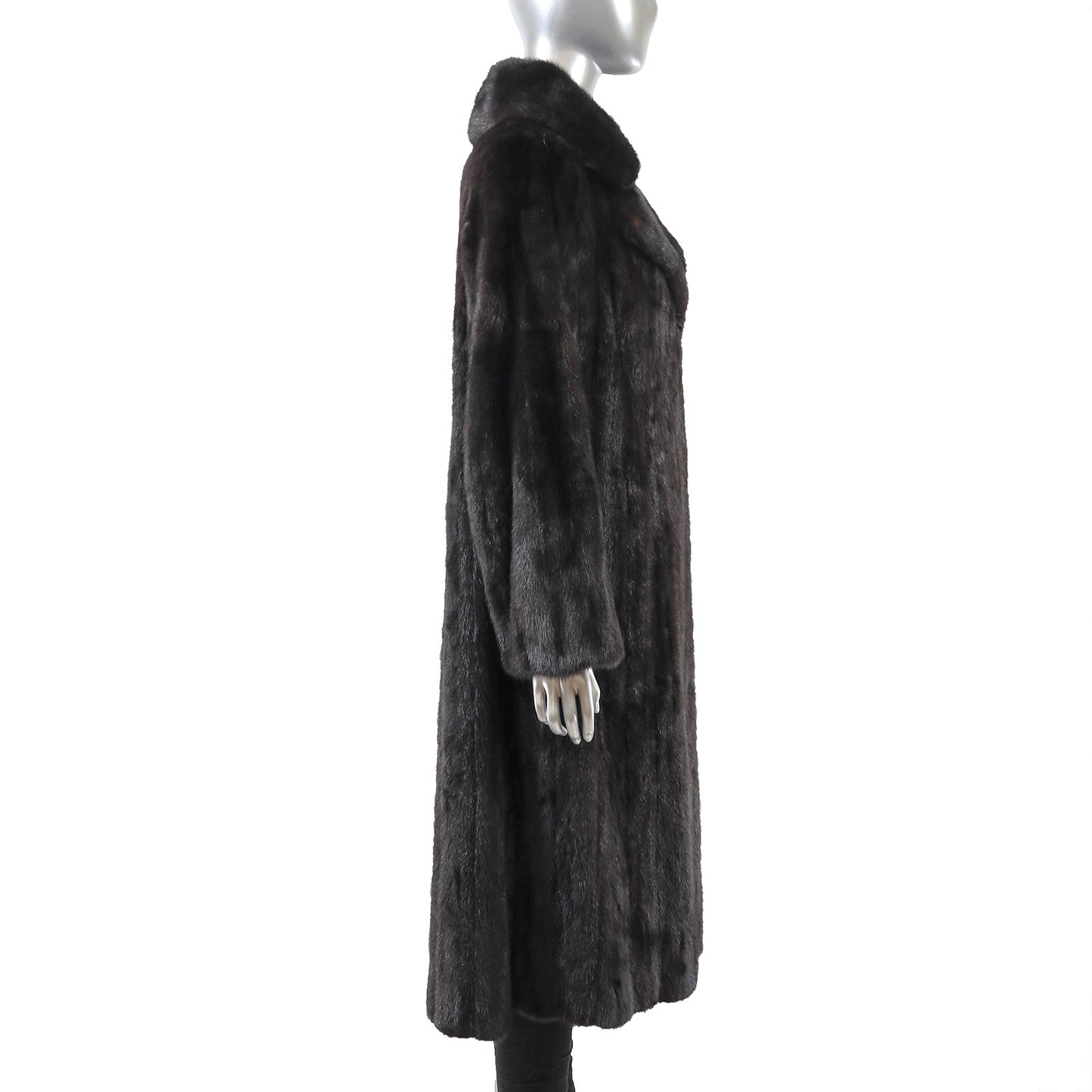 Black Mink Coat- Size M